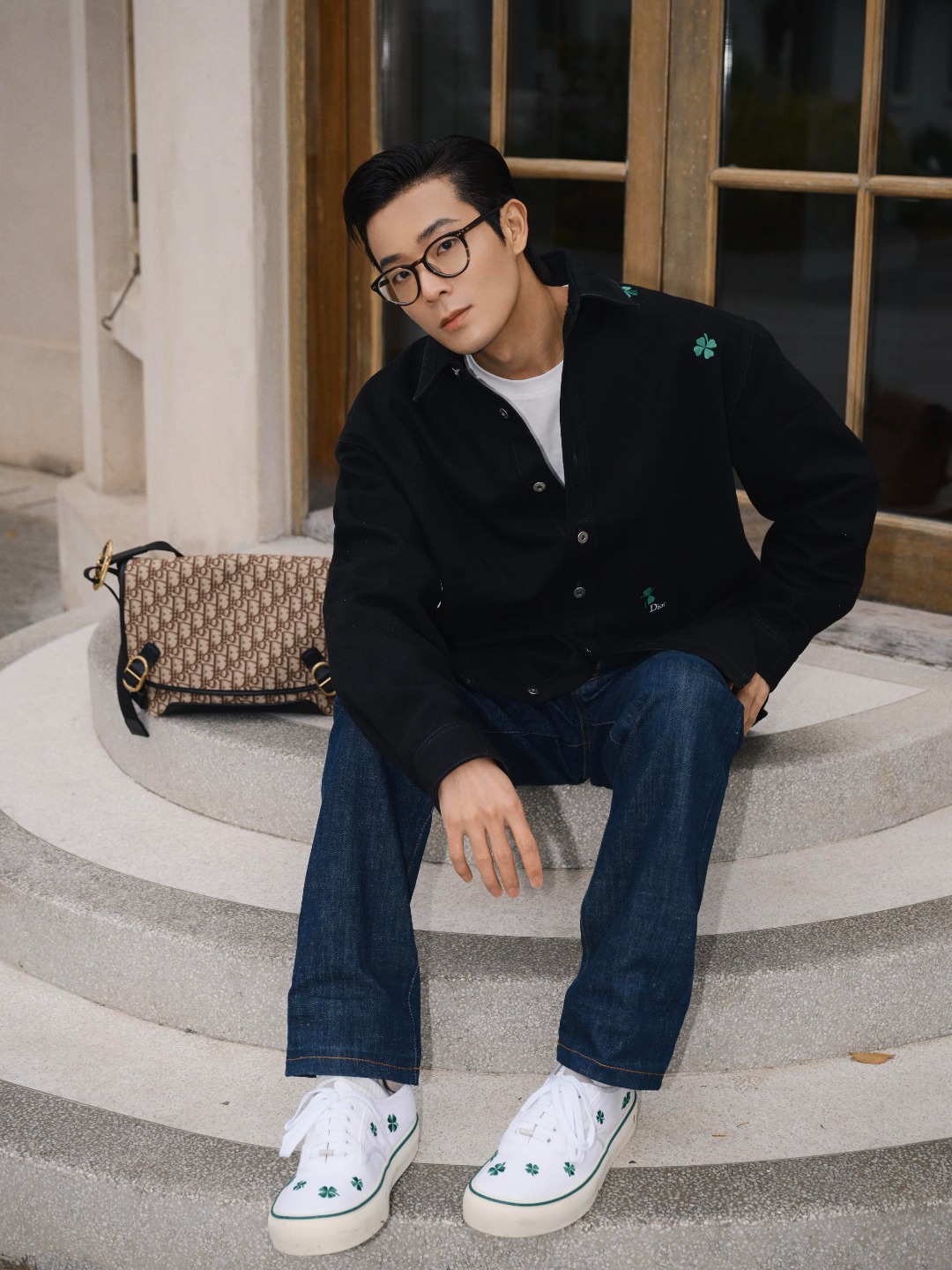 CD embroidered jacket