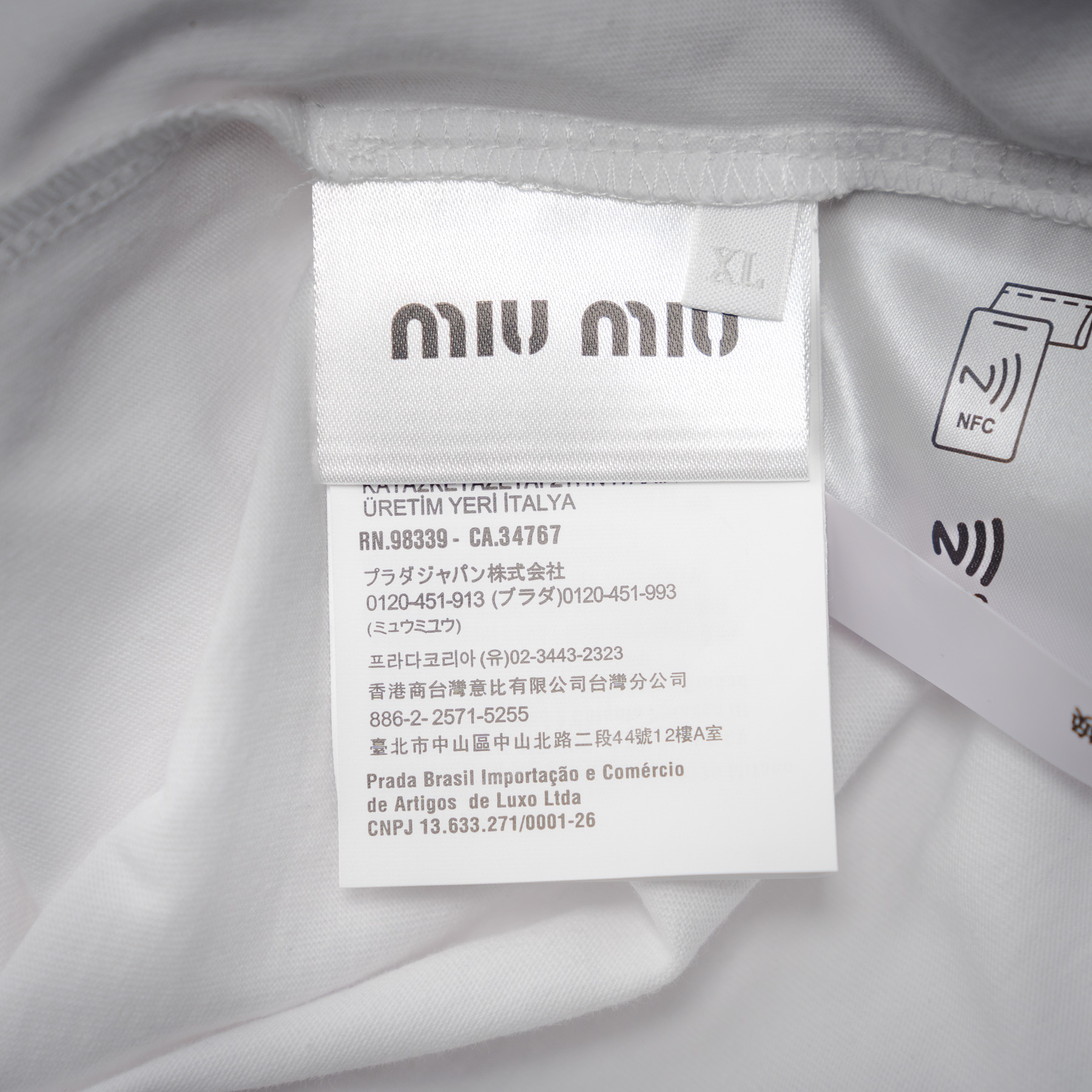 Miu casual loose t-shirt