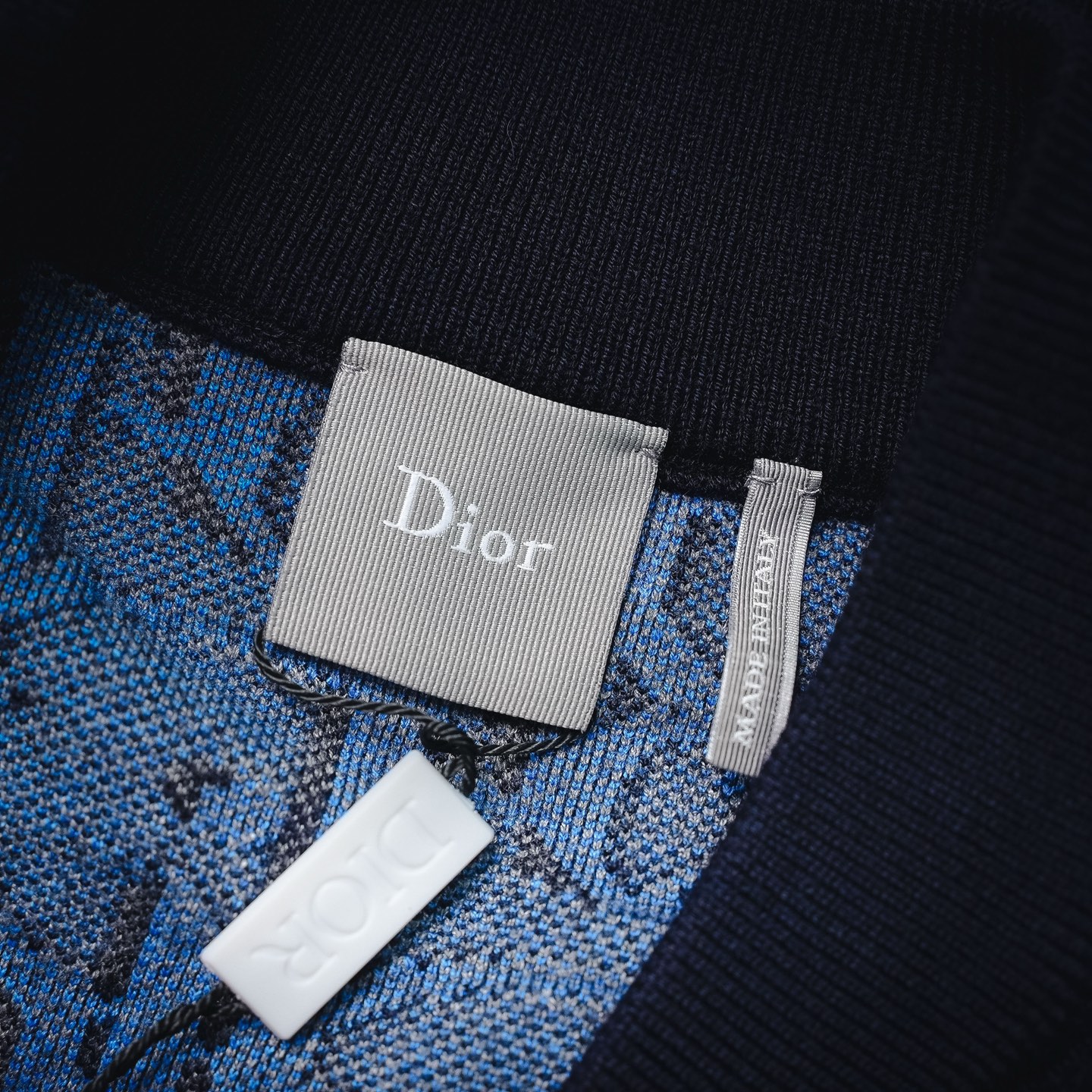 CD jacquard cardigan jacket