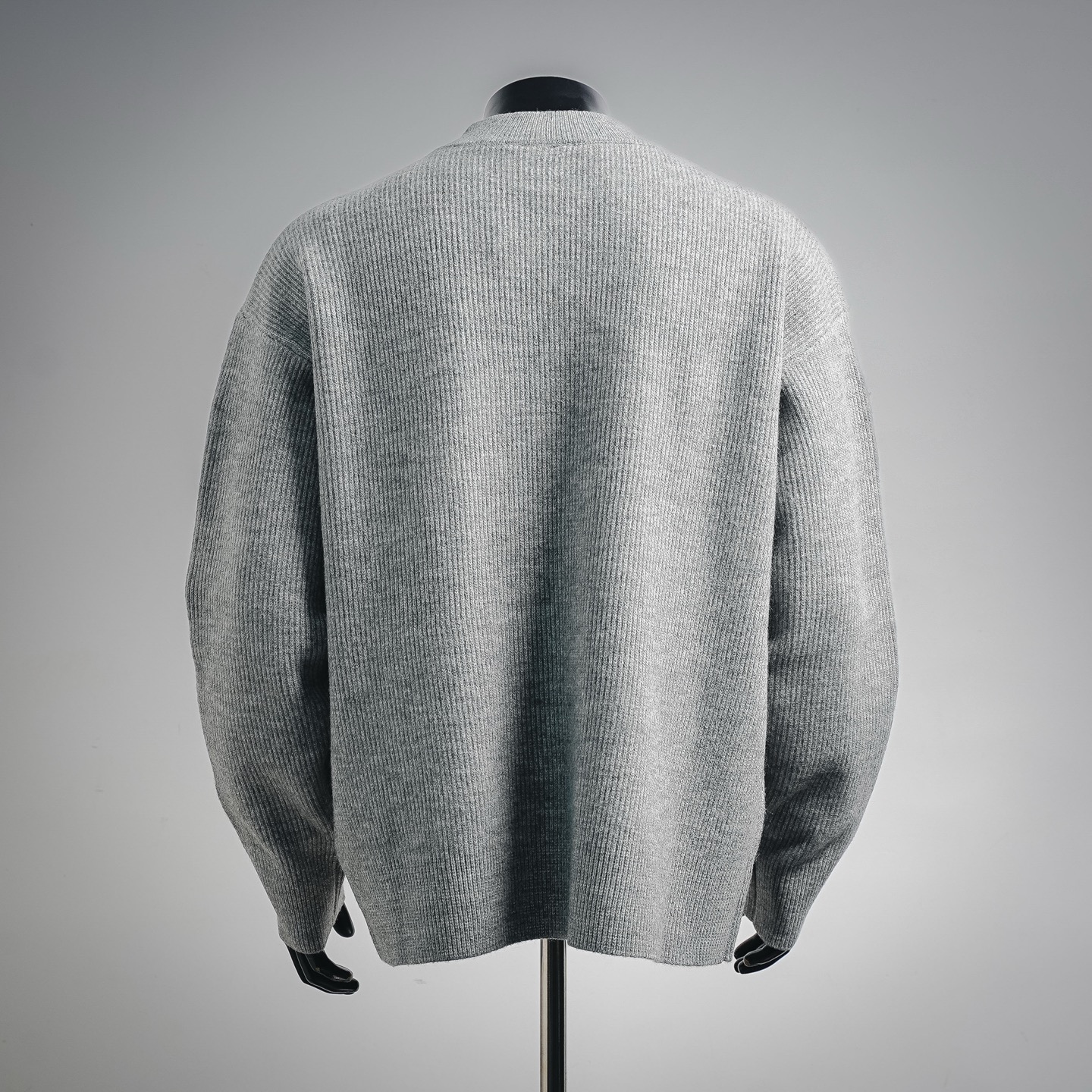 CD embroidered knit sweater