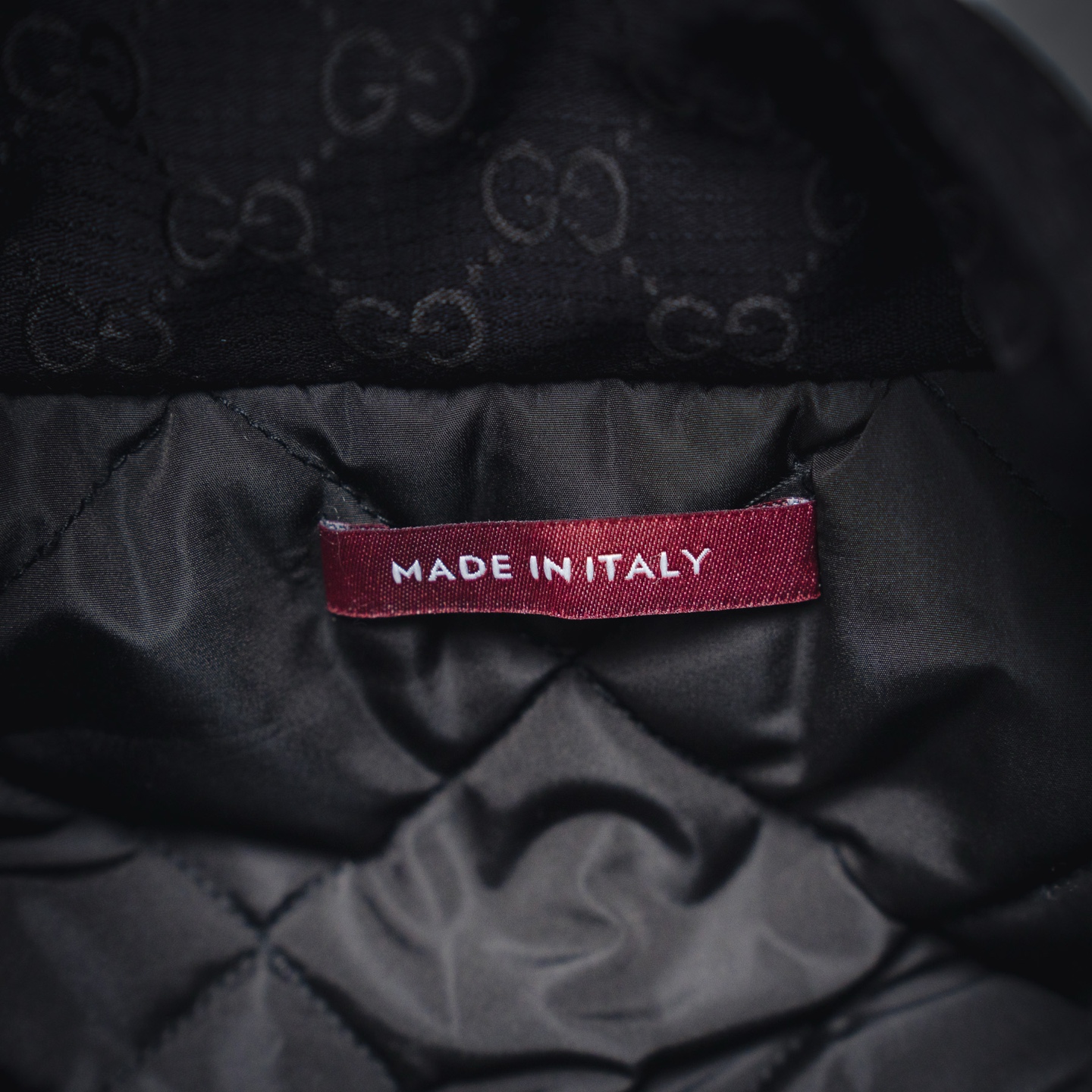 Guc all-over collared jacket