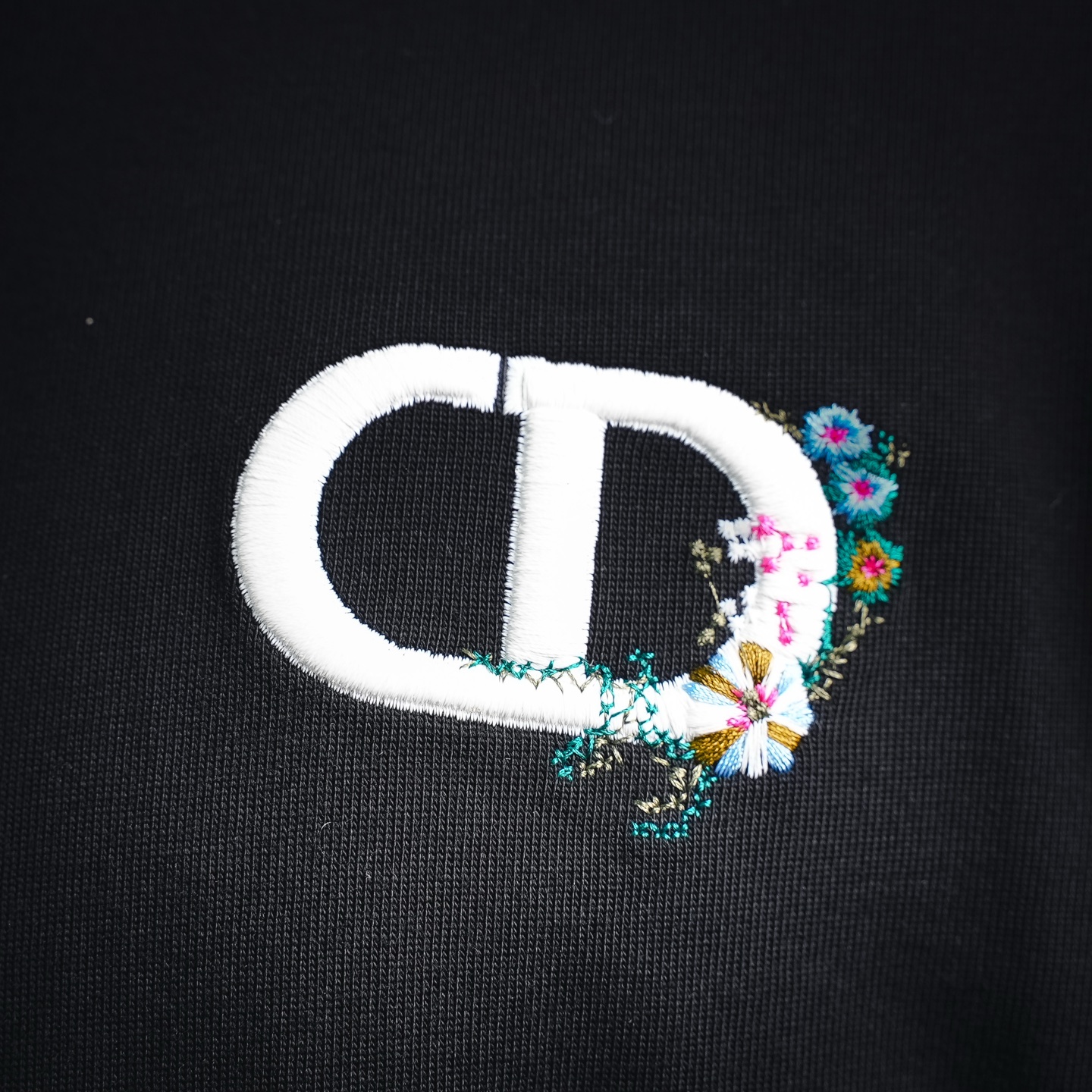 CD embroidered sweatshirt