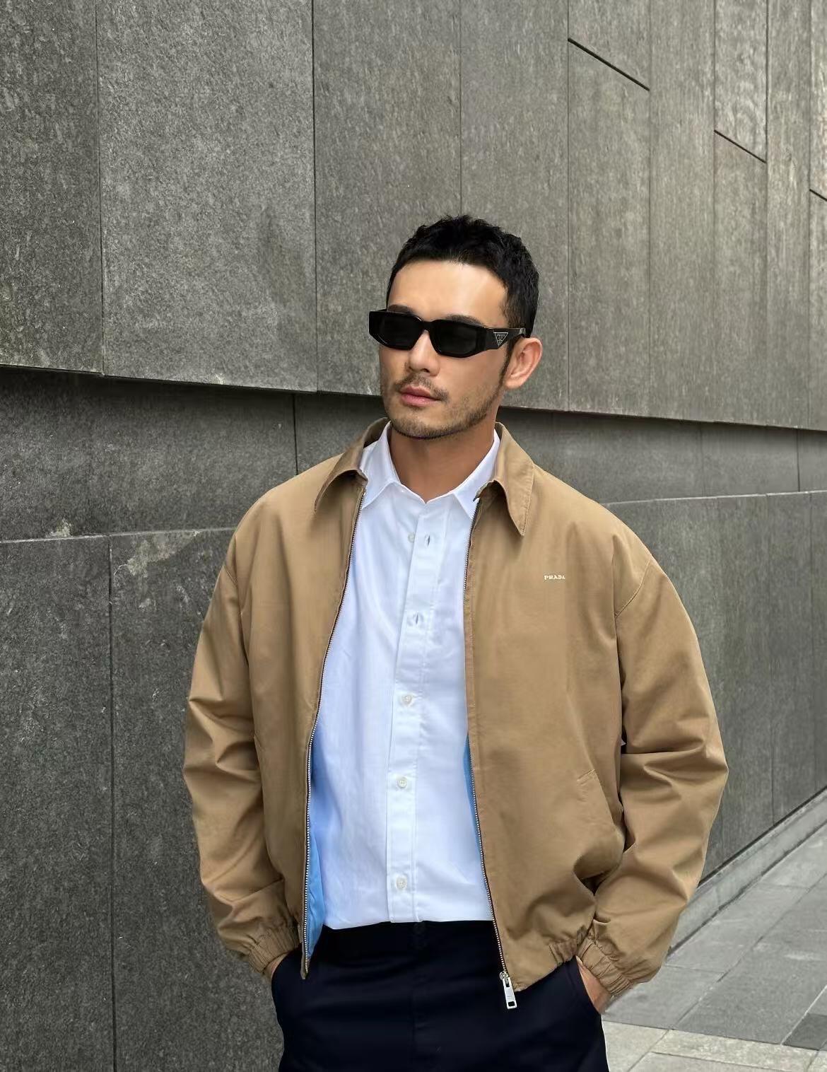 Pra embroidered zip-up jacket