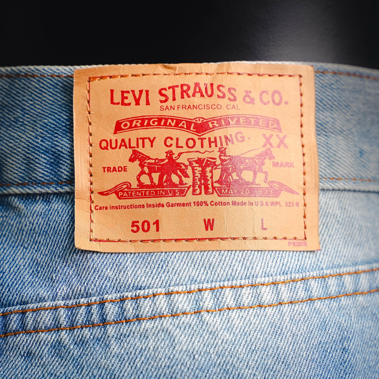 Chrome applique jeans