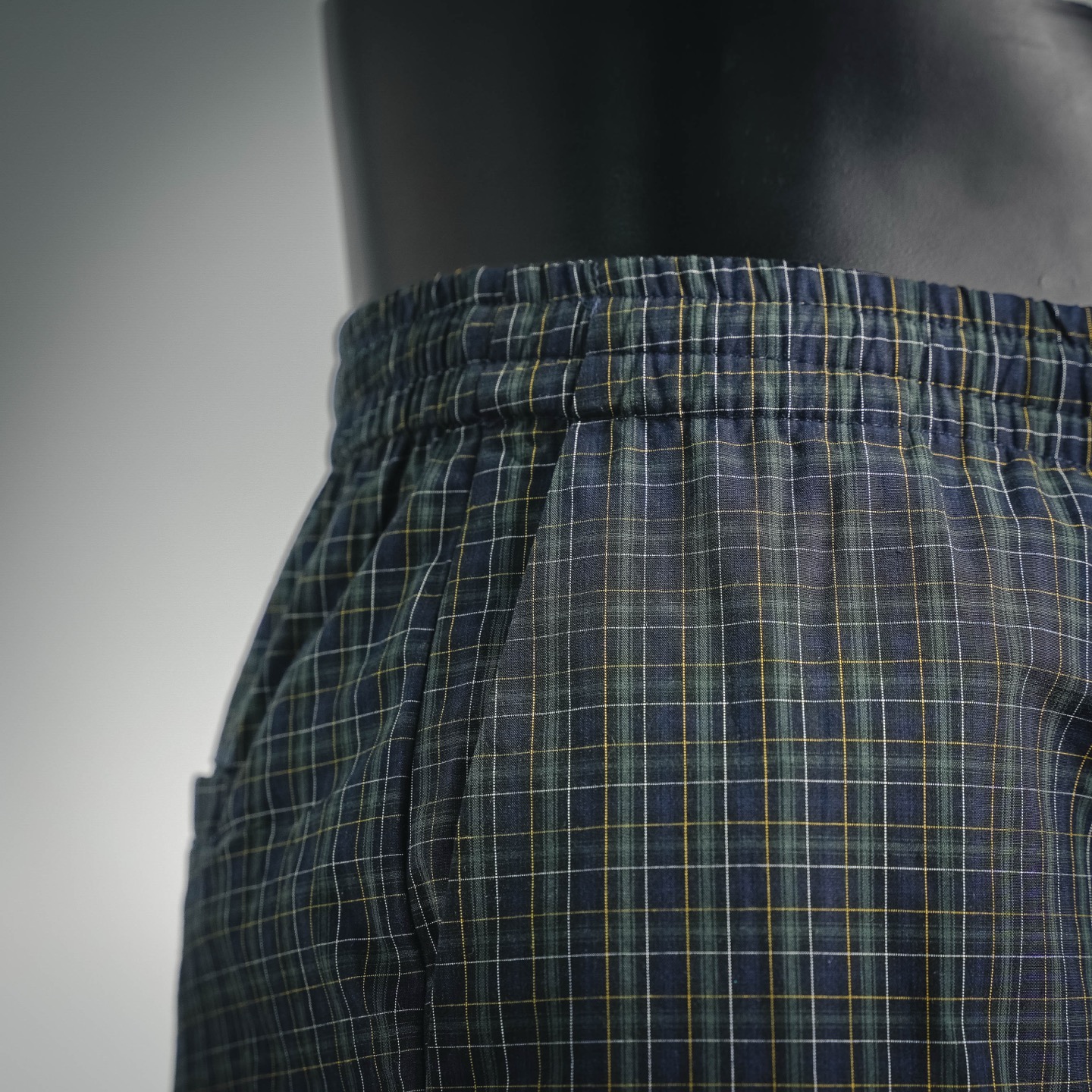 Balen plaid wide-leg pants