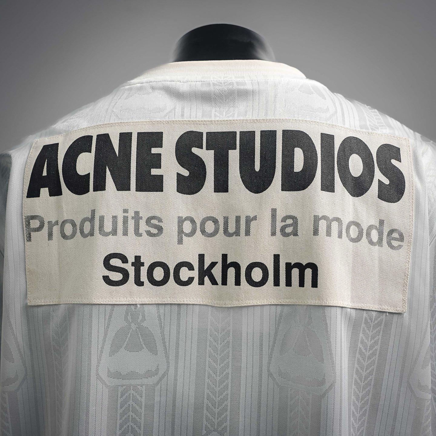 Acen jacquard sweatshirt