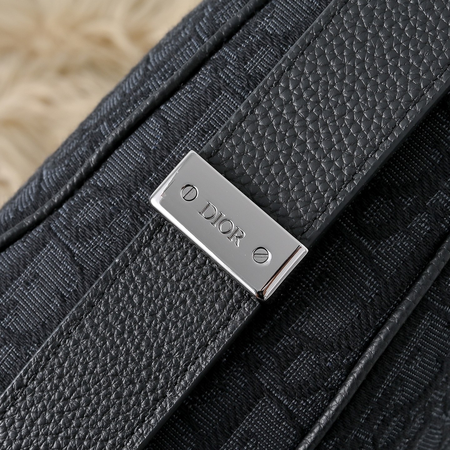 CD emboosed shoulder bag