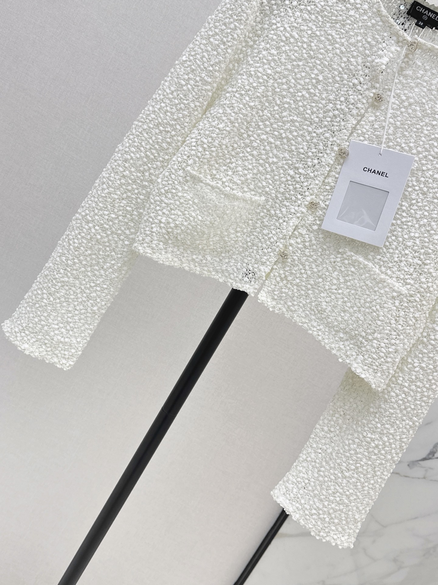 Chan 26fw sequin cropped jacket
