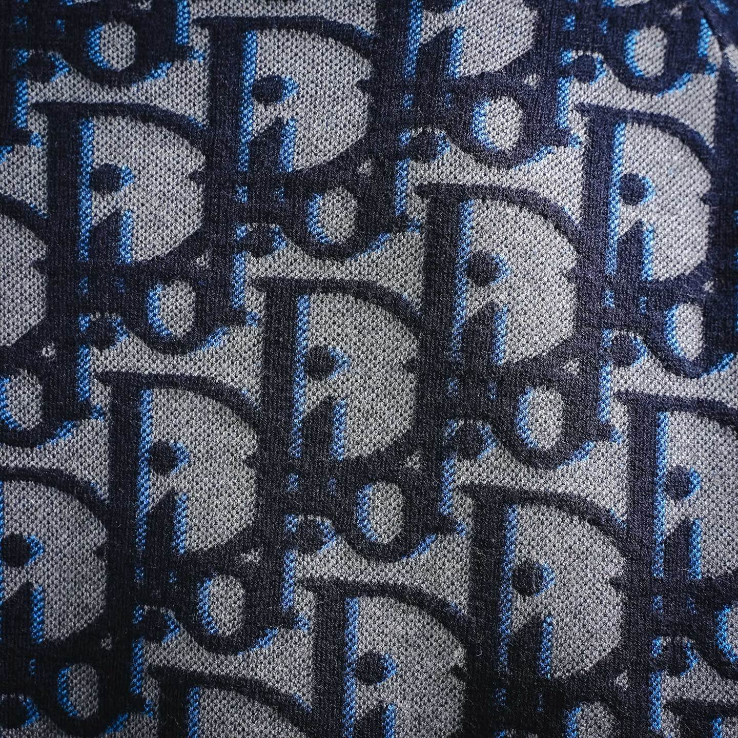 CD jacquard cardigan jacket