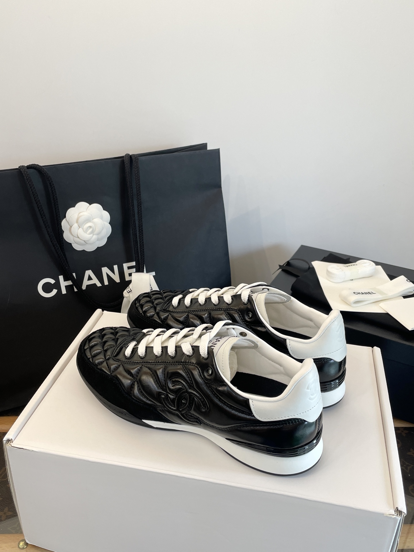 Chan quilted classic sneakers