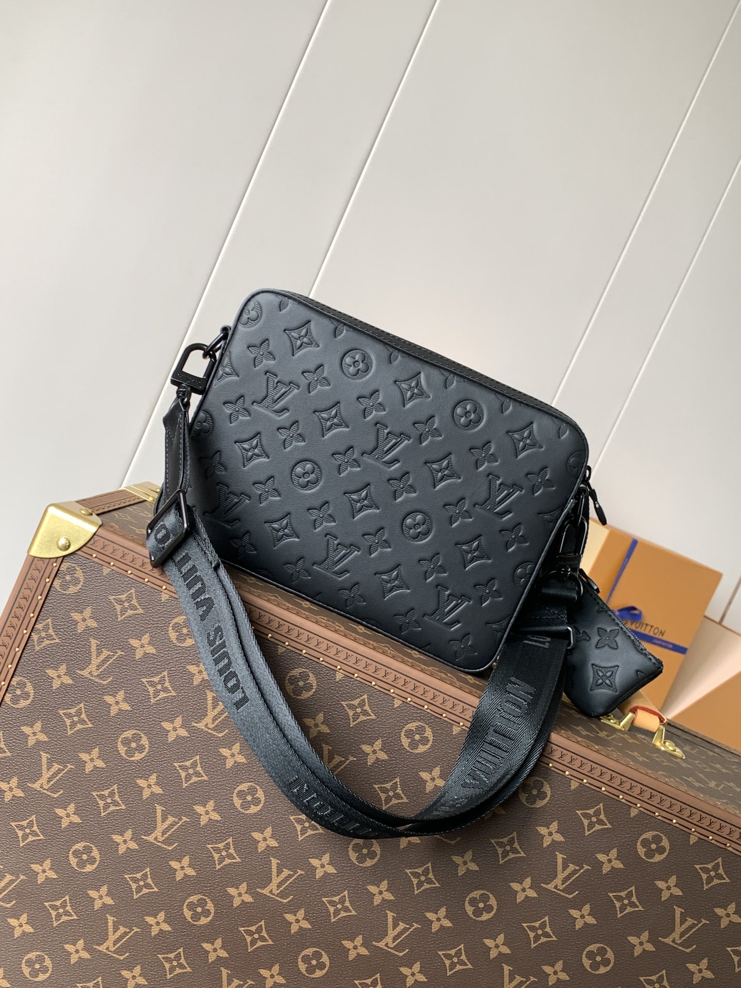 Louis embossed crossbody bag