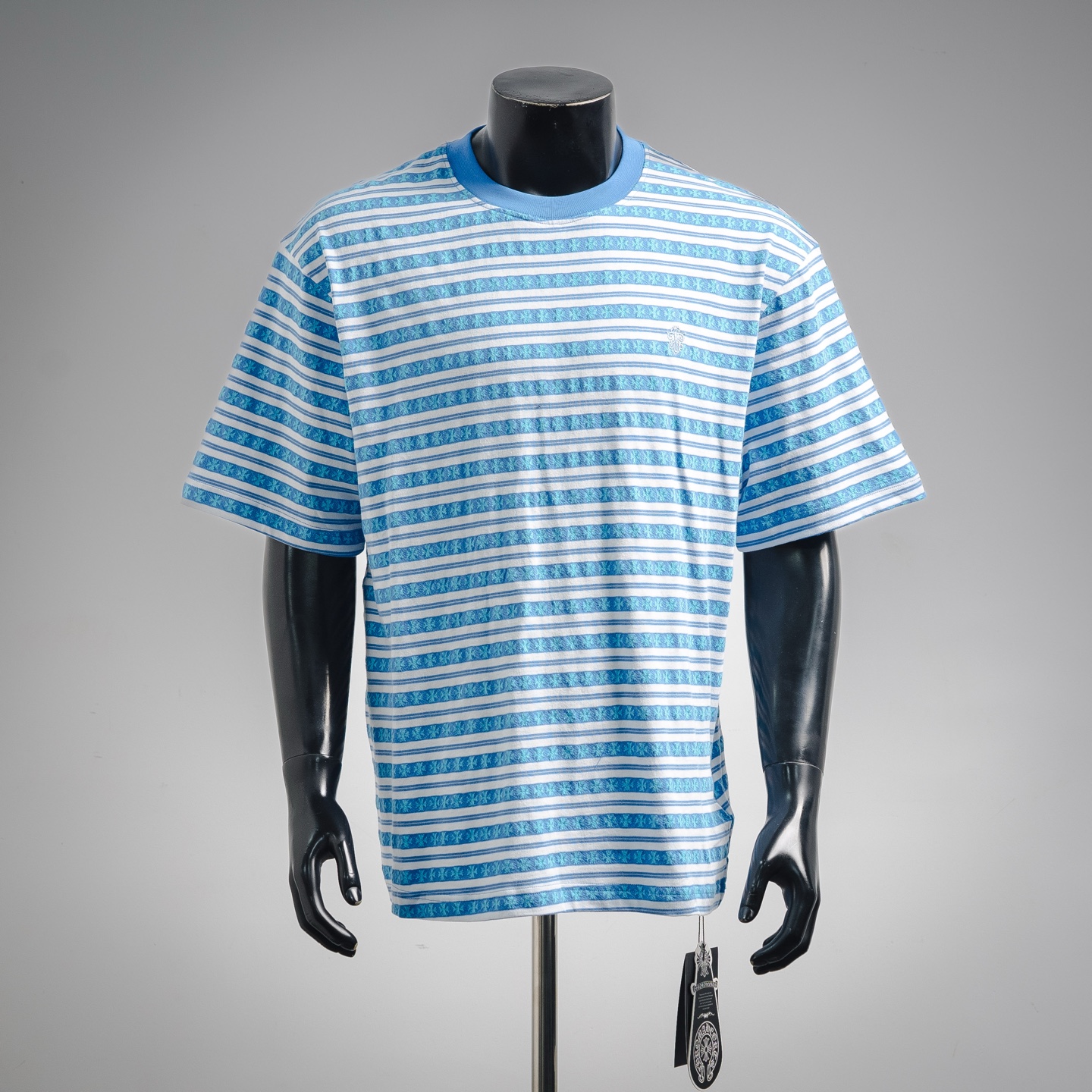 Chrome striped t-shirt