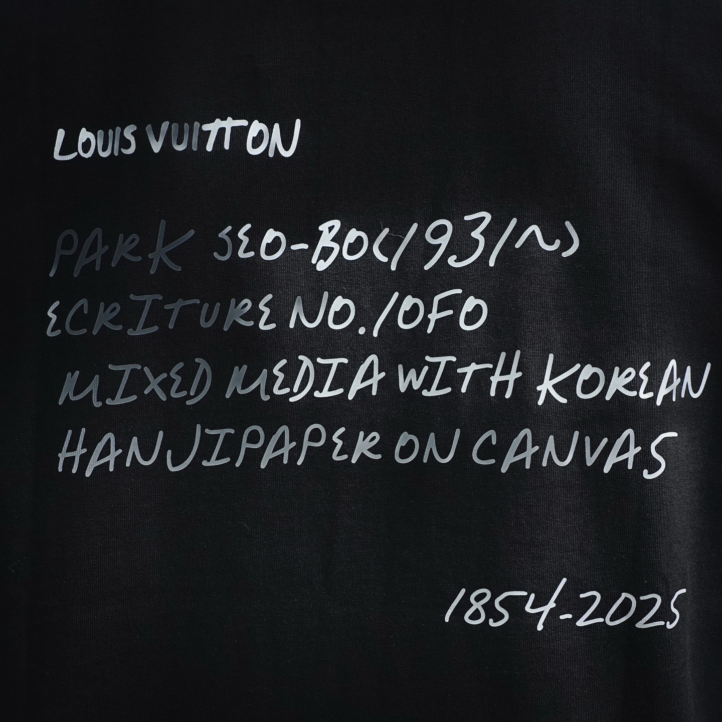 Louis slogan print t-shirt