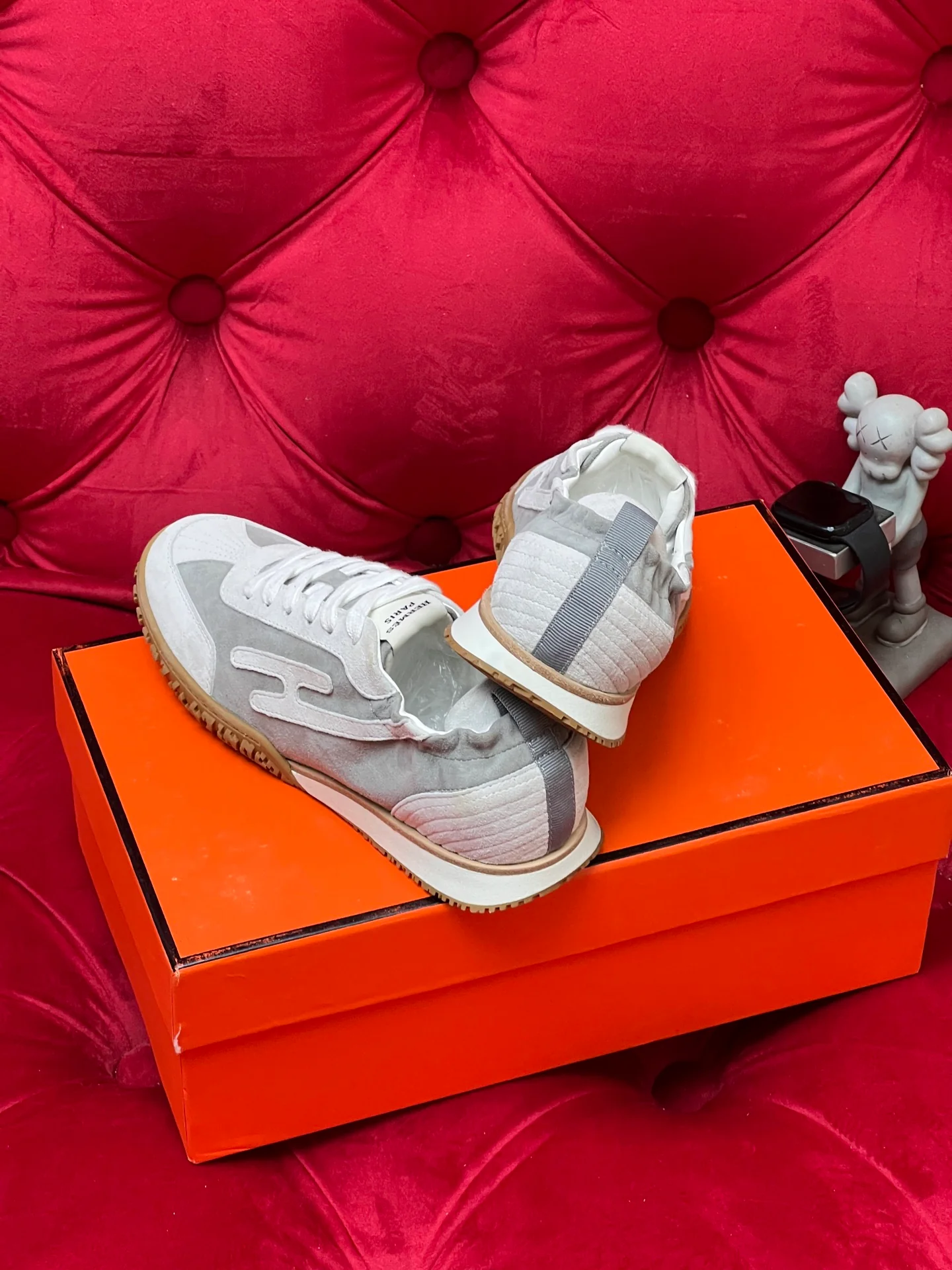Herm suede sneakers