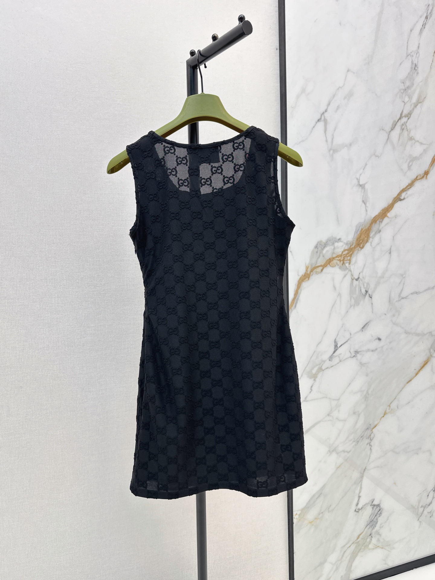 Guc 26ss sleeveless lace dress