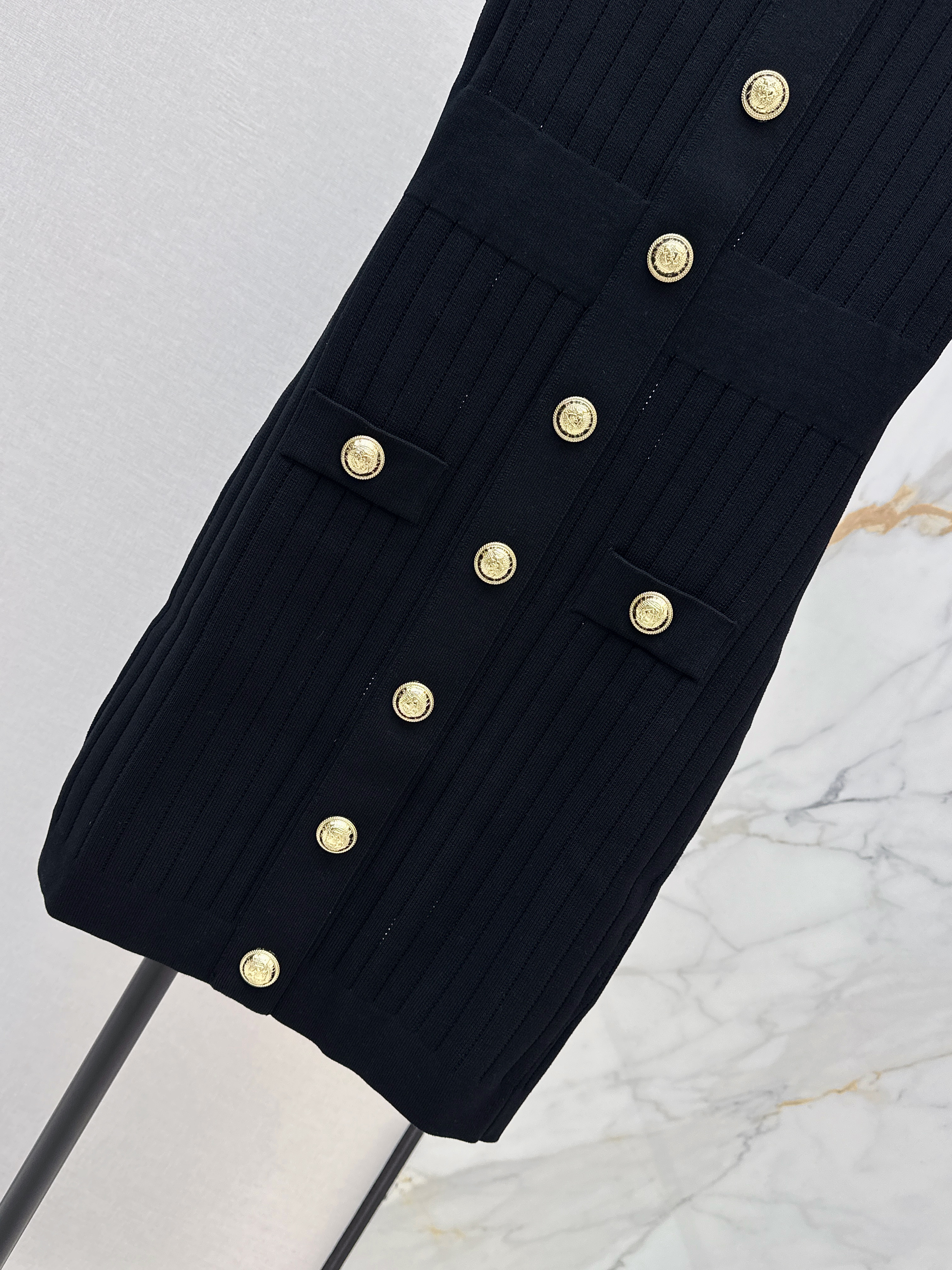 Bal 26ss sleeveless knit dress