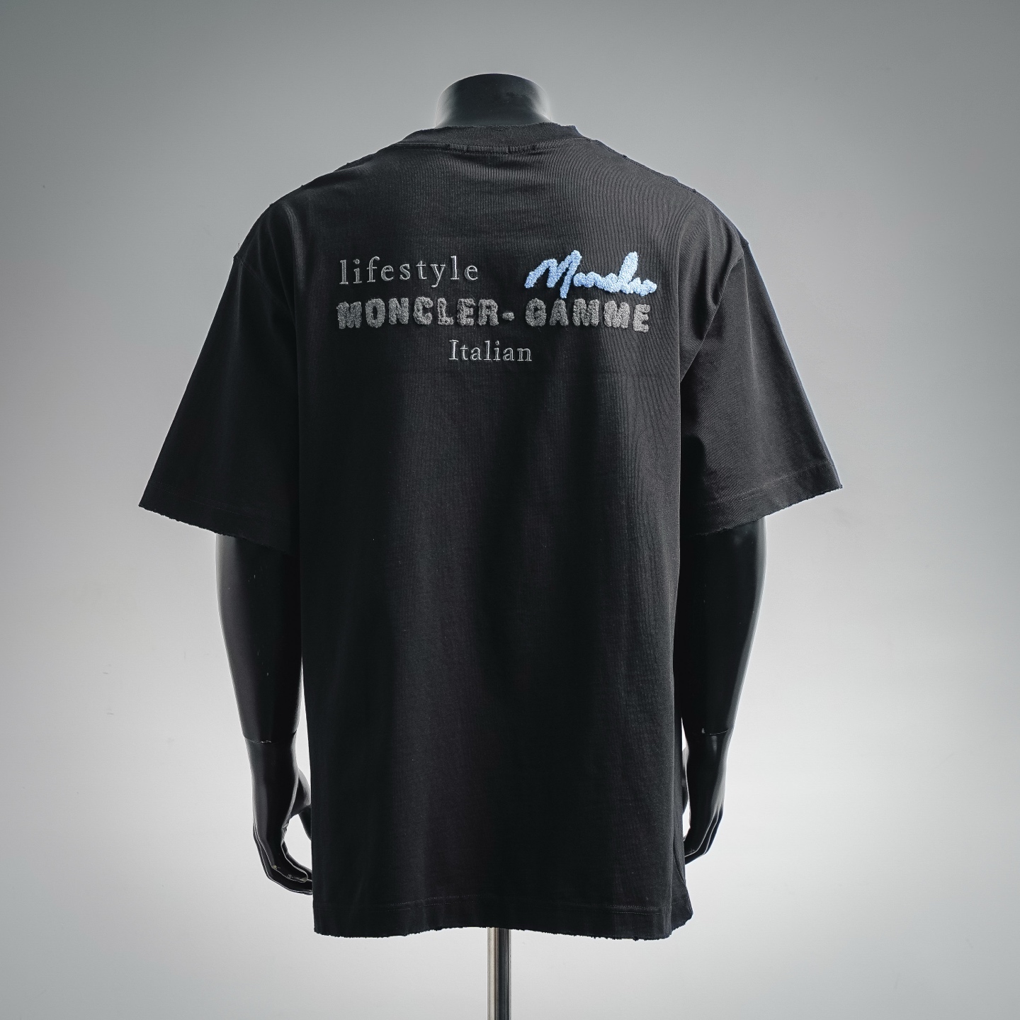 Mon gradient embroidered t-shirt