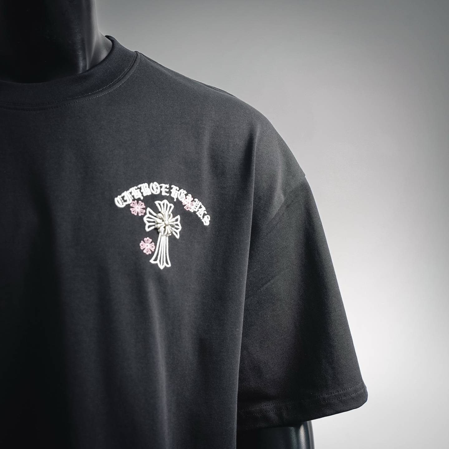 Chrome embroidered t-shirt