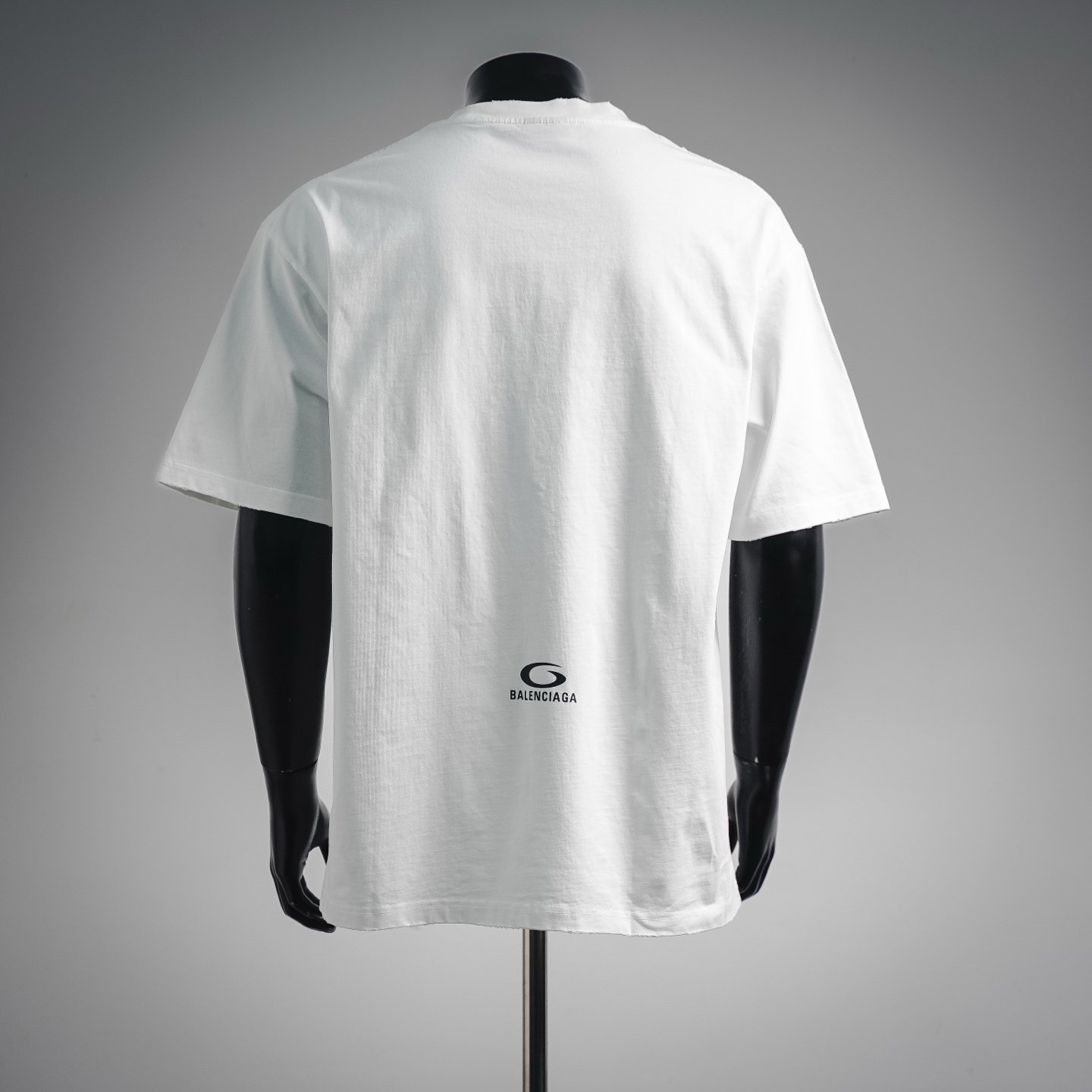 Balen ripped print t-shirt