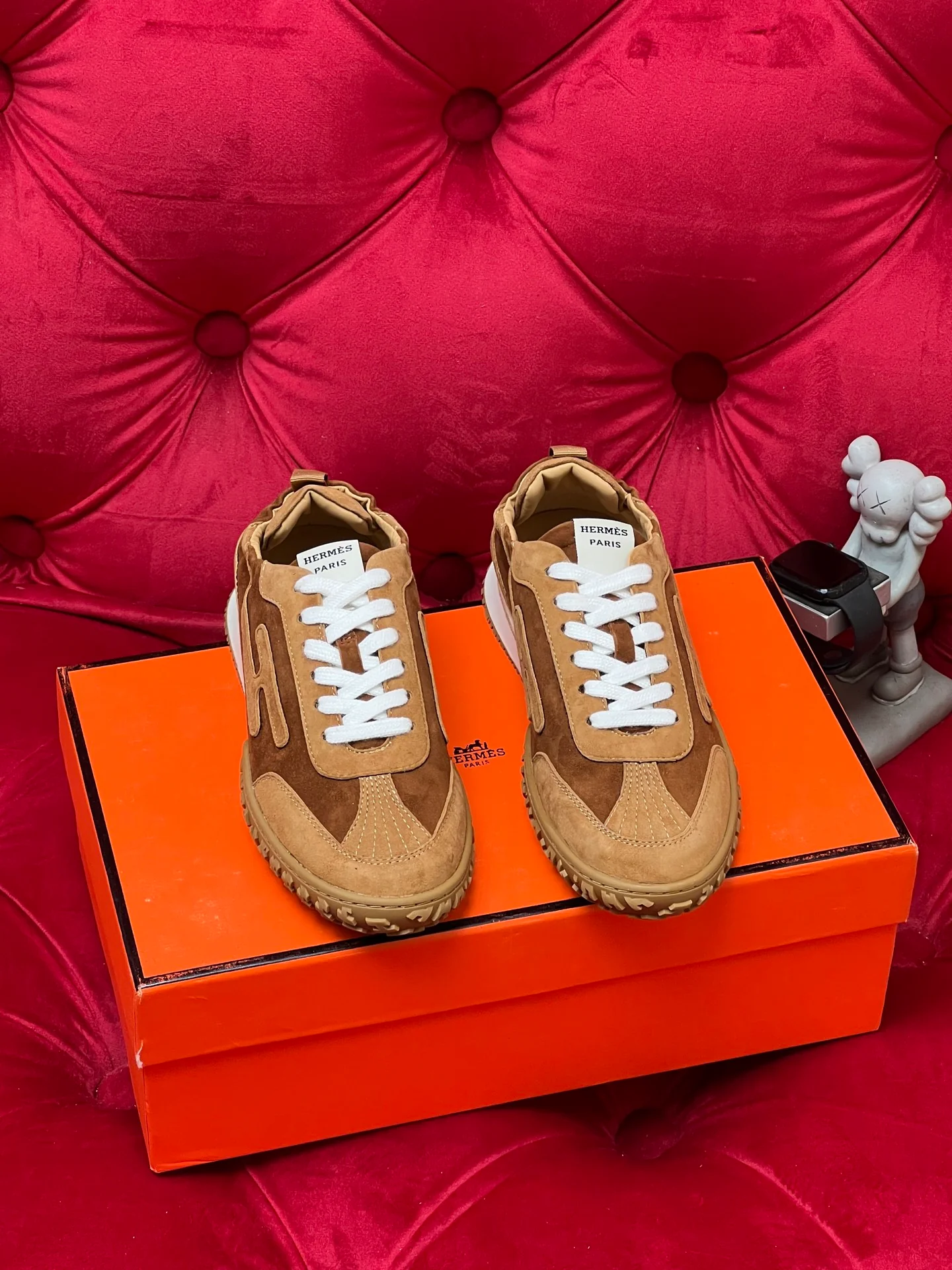 Herm suede sneakers