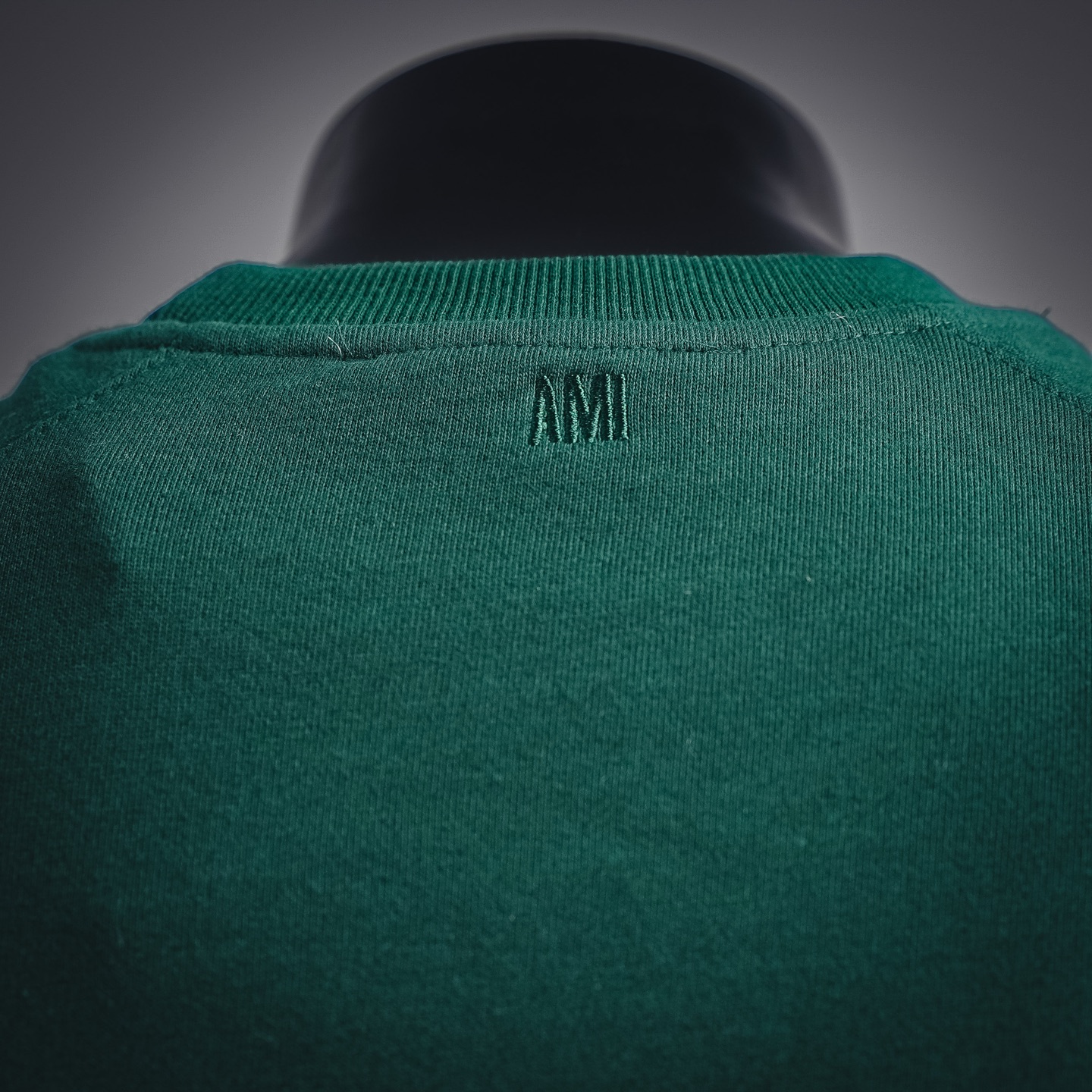 Ami letter embroidered sweatshirt