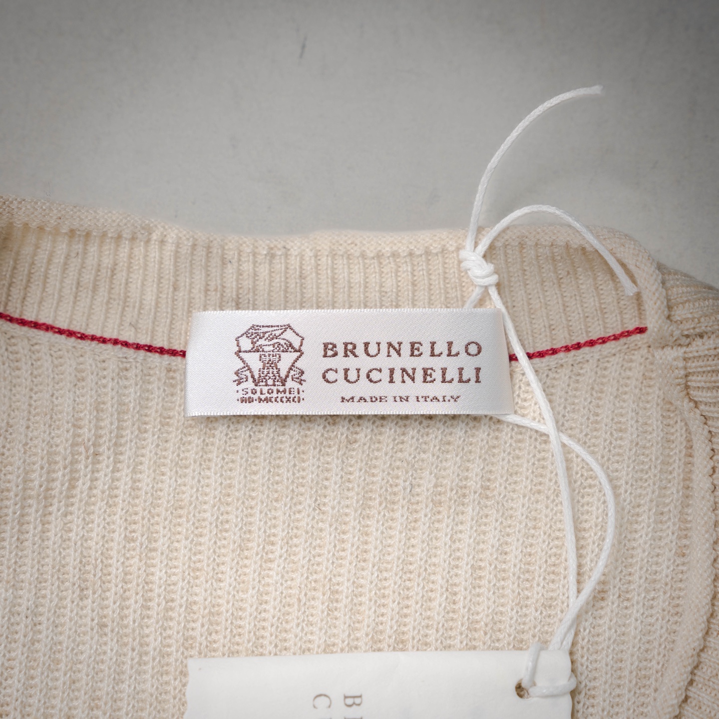 Brunello retro knit shirt