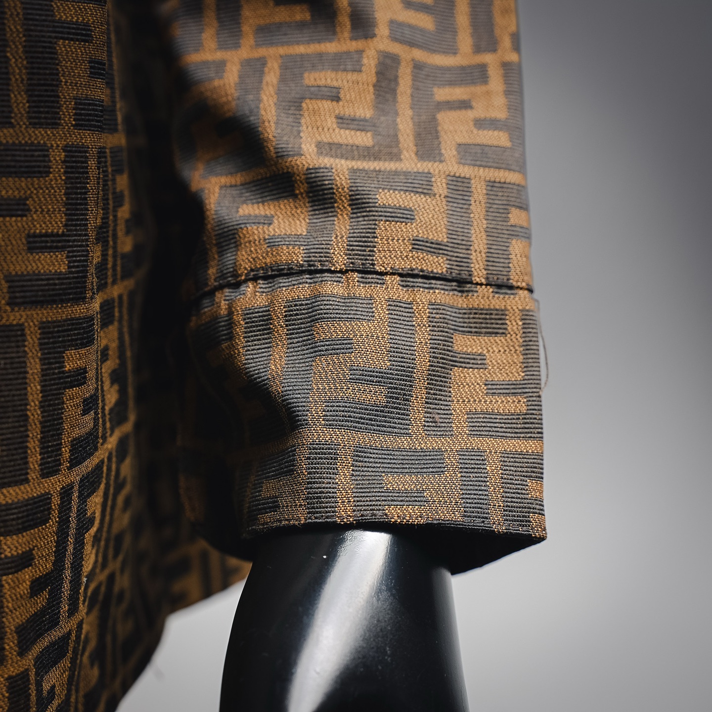 Fend all-over jacquard shirts