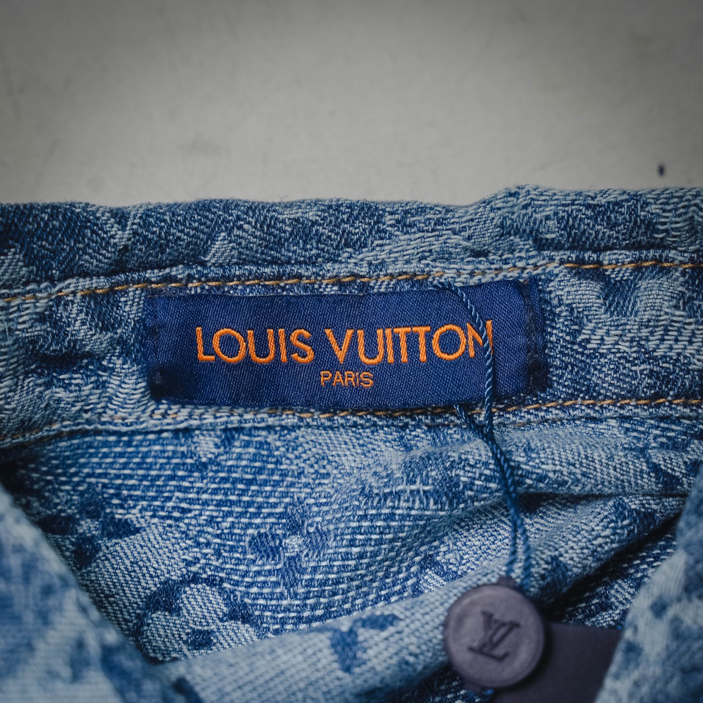 Louis jacquard denim t-shirt