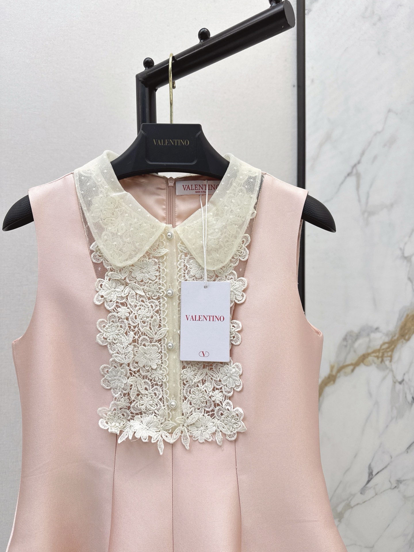 Valen 26ss lace vest dress
