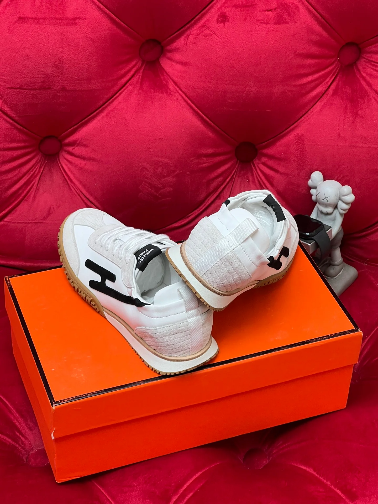 Herm suede sneakers