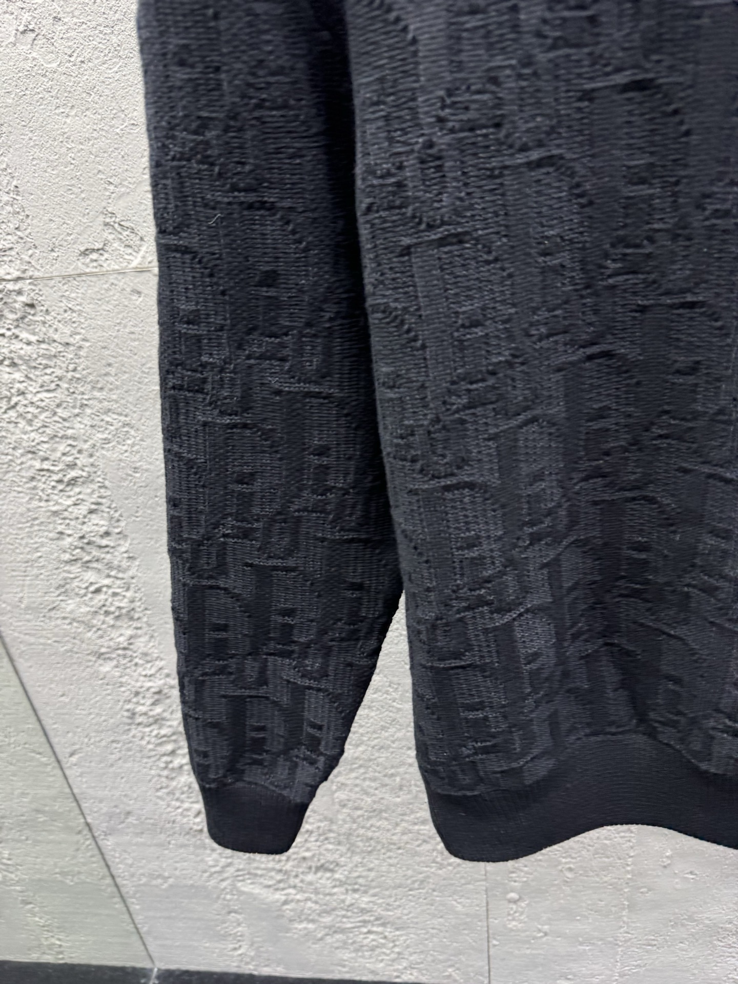 CD all-over jacquard sweater