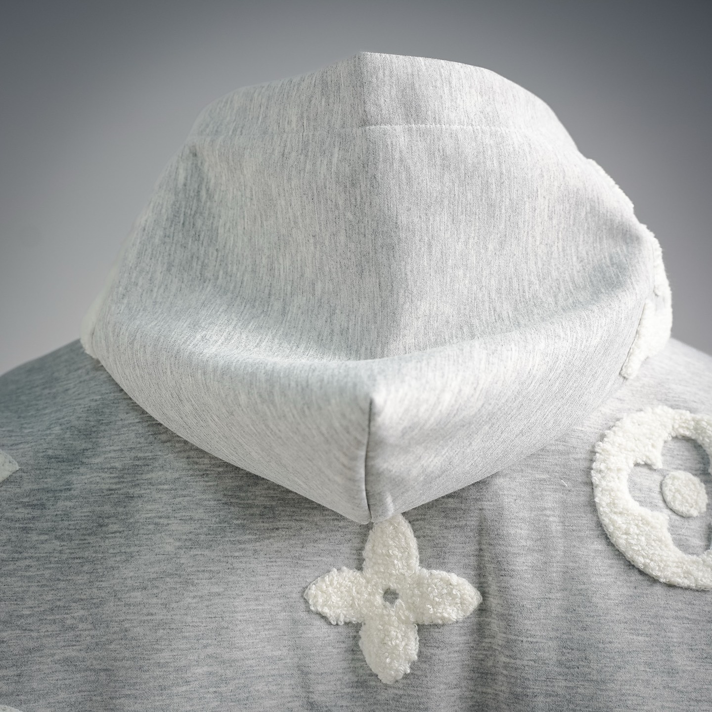 Louis chenille appliqué zip-up jacket