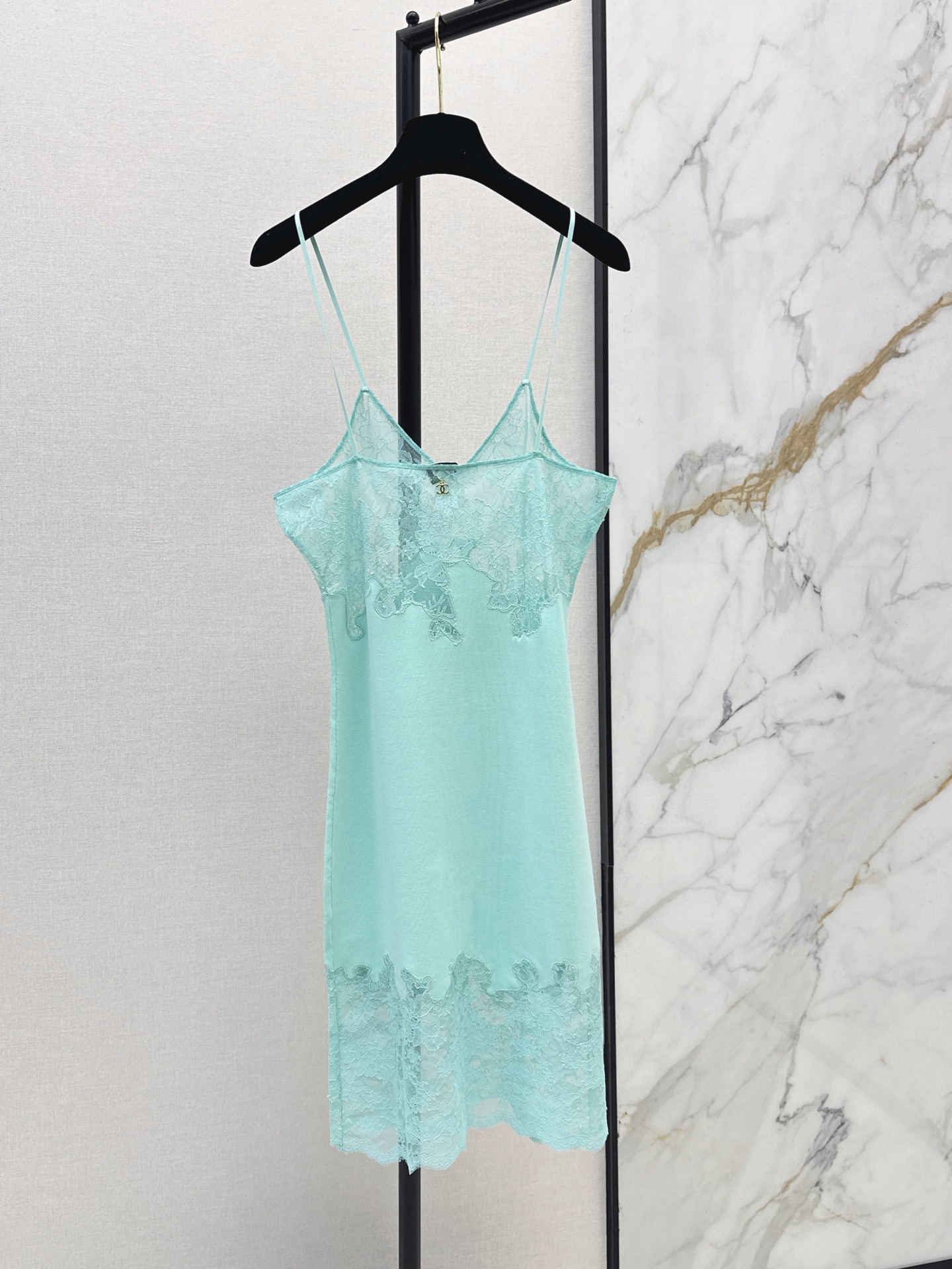 Chan 26ss lace slip dress