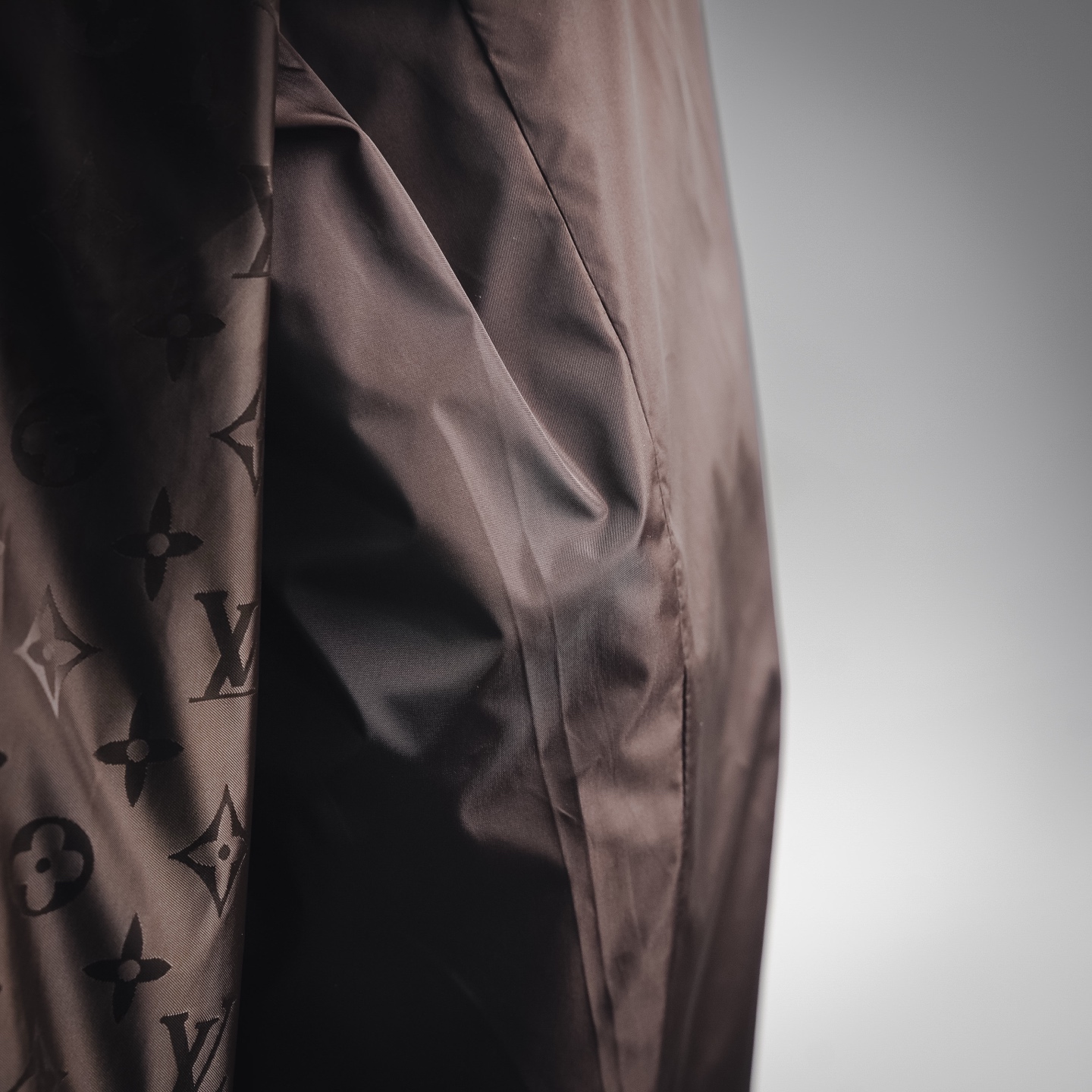 Louis splicing hooded jacket