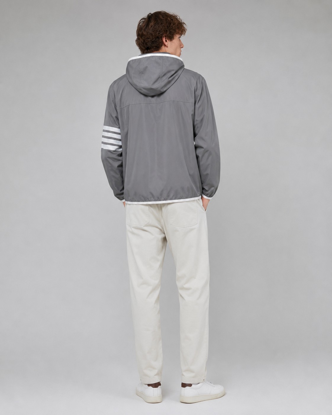 Thom striped jacket