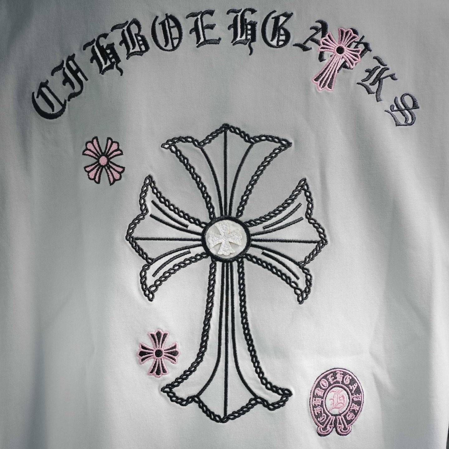 Chrome embroidered t-shirt