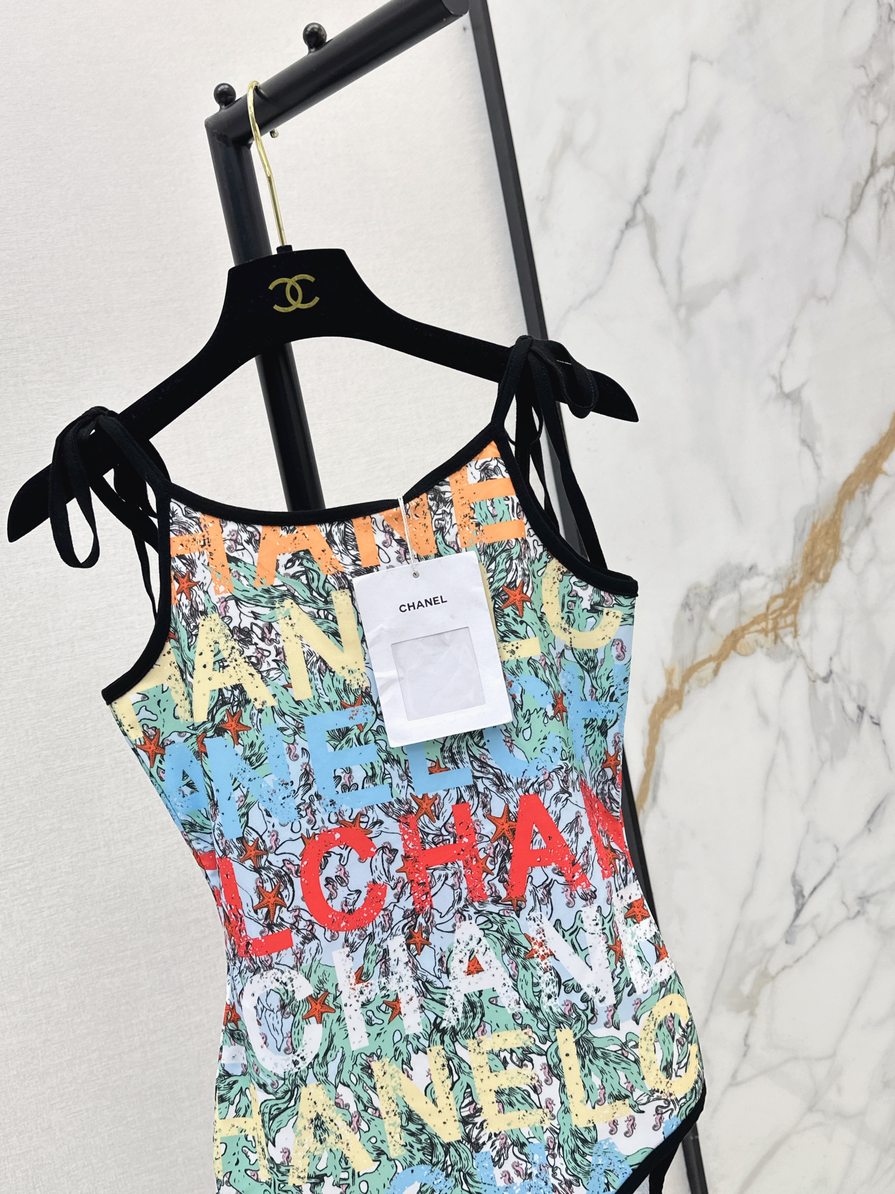 Chan 26ss tie-strap swimsuit