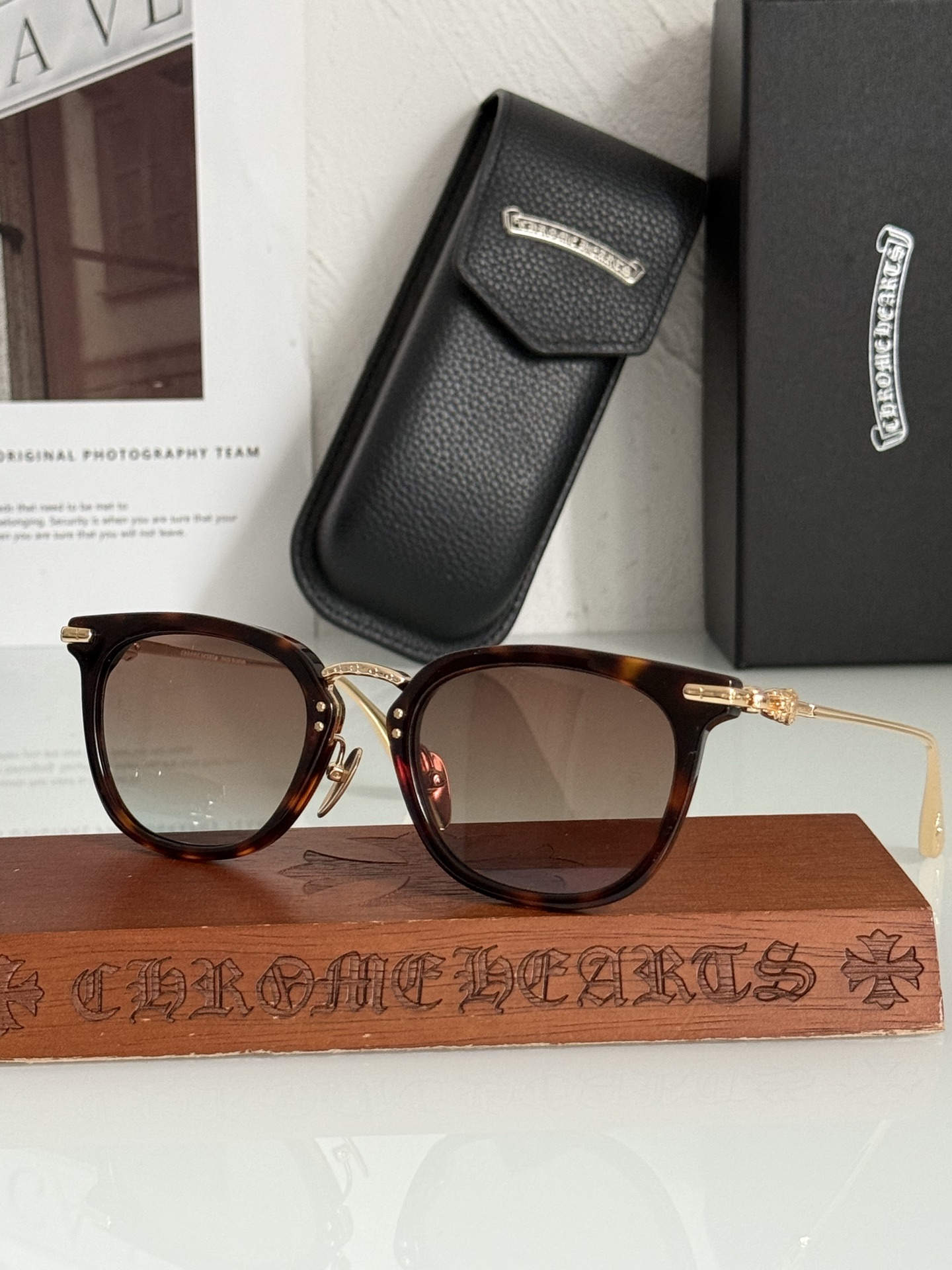 Chrome sunglasses