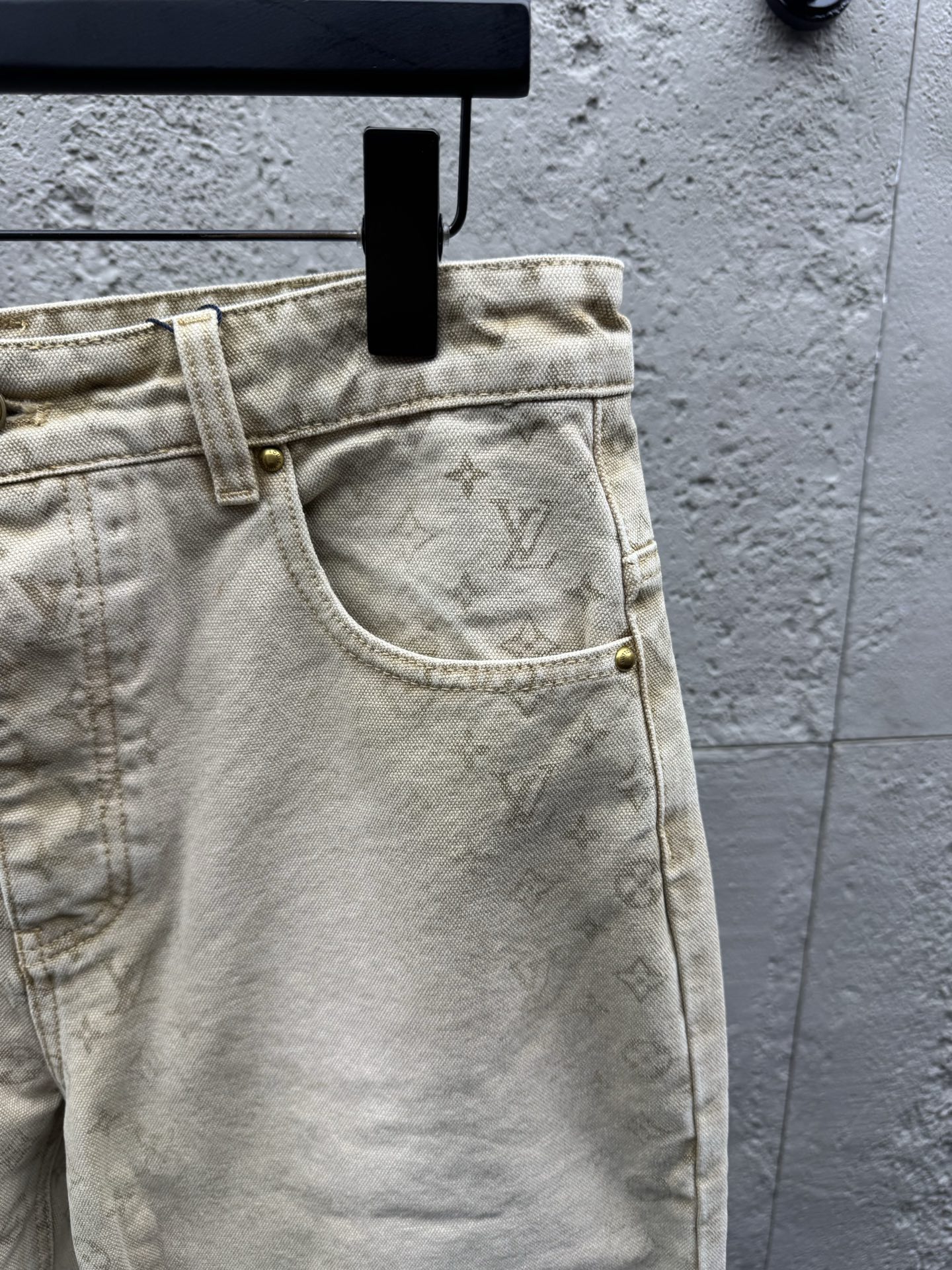 Louis all-over jacquard jeans