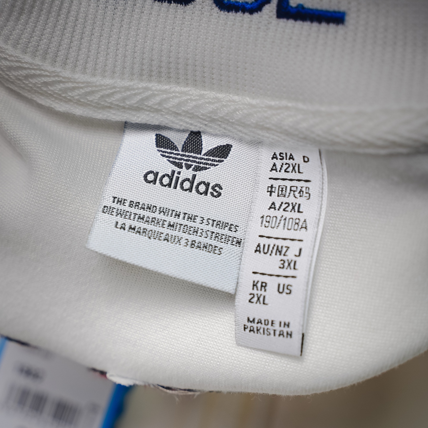 Adi stand collar zip-Up track jacket