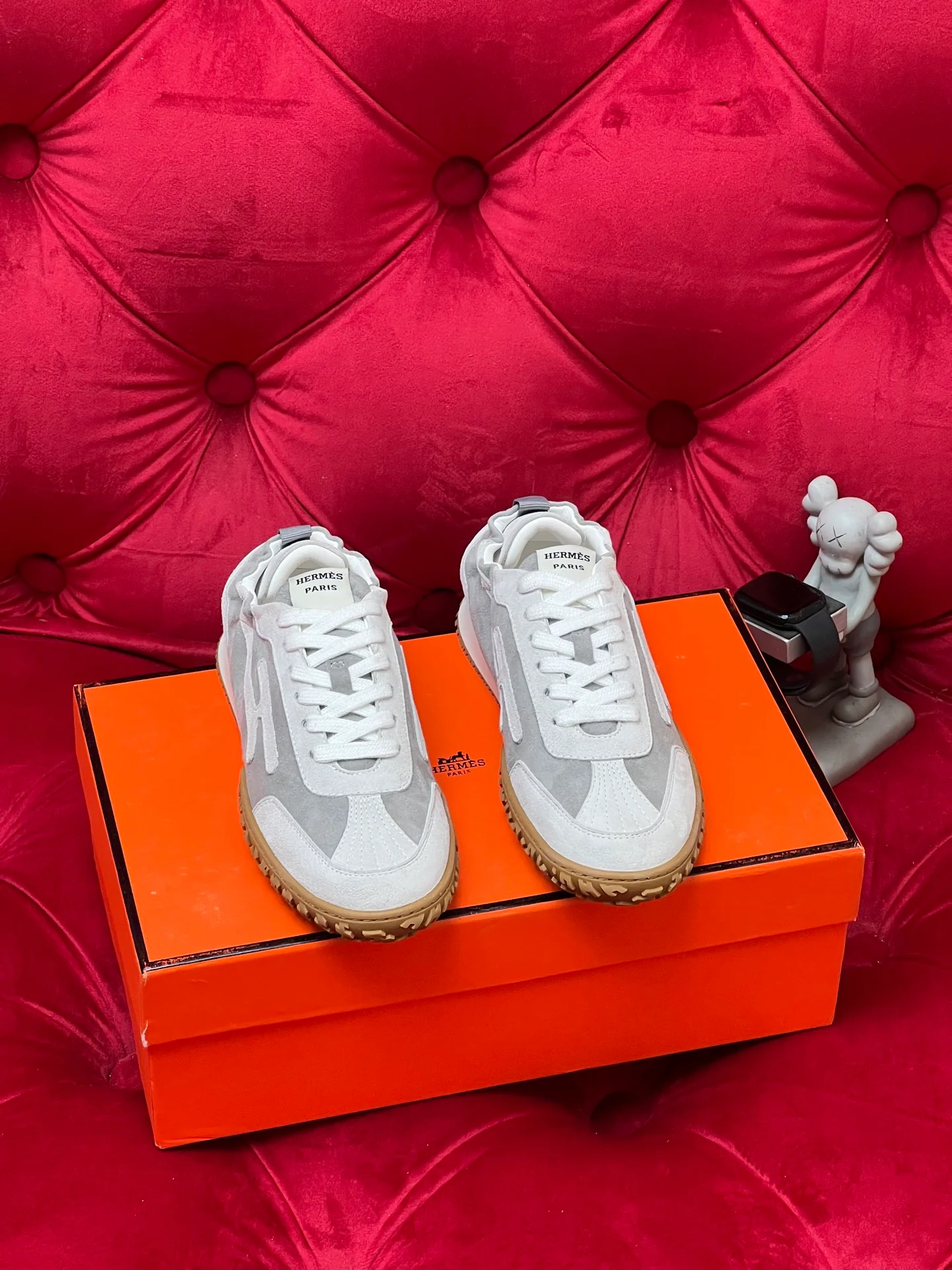 Herm suede sneakers