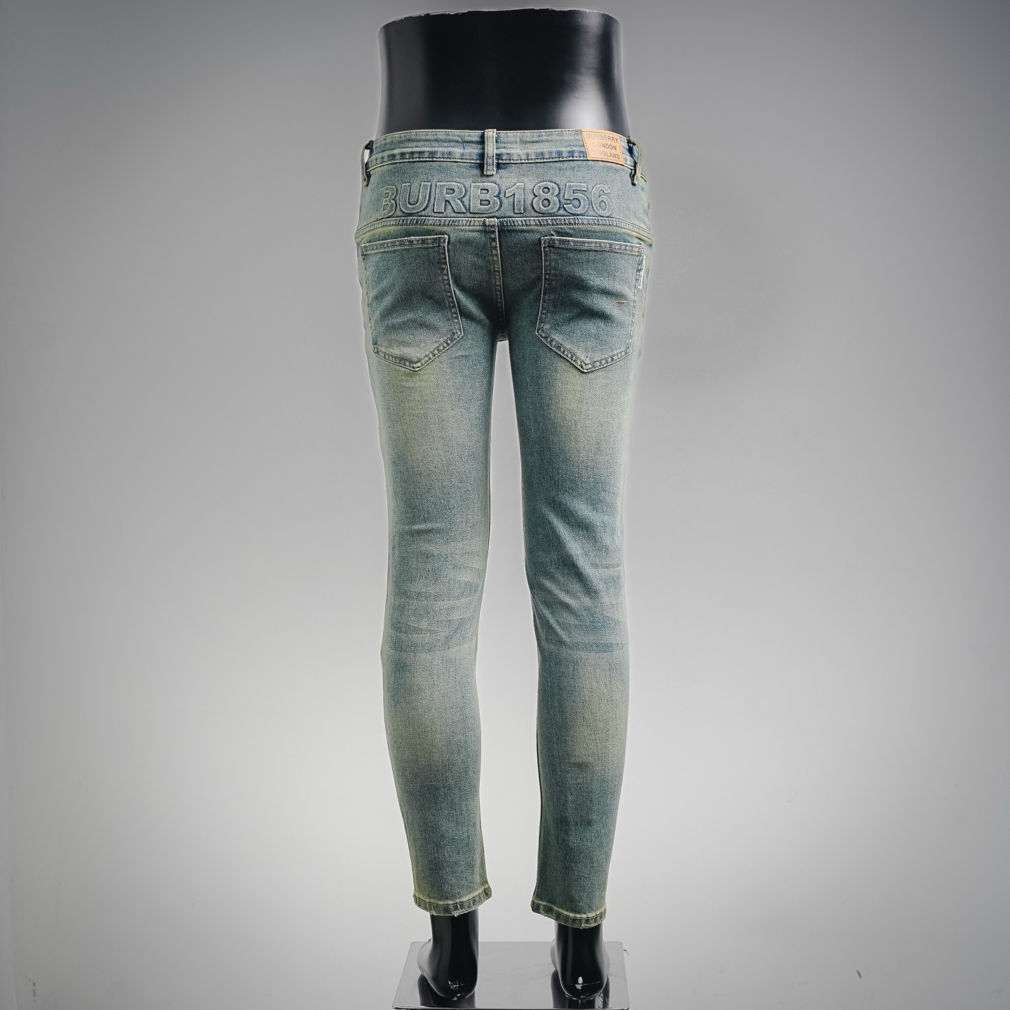 Bur skinny faded jeans