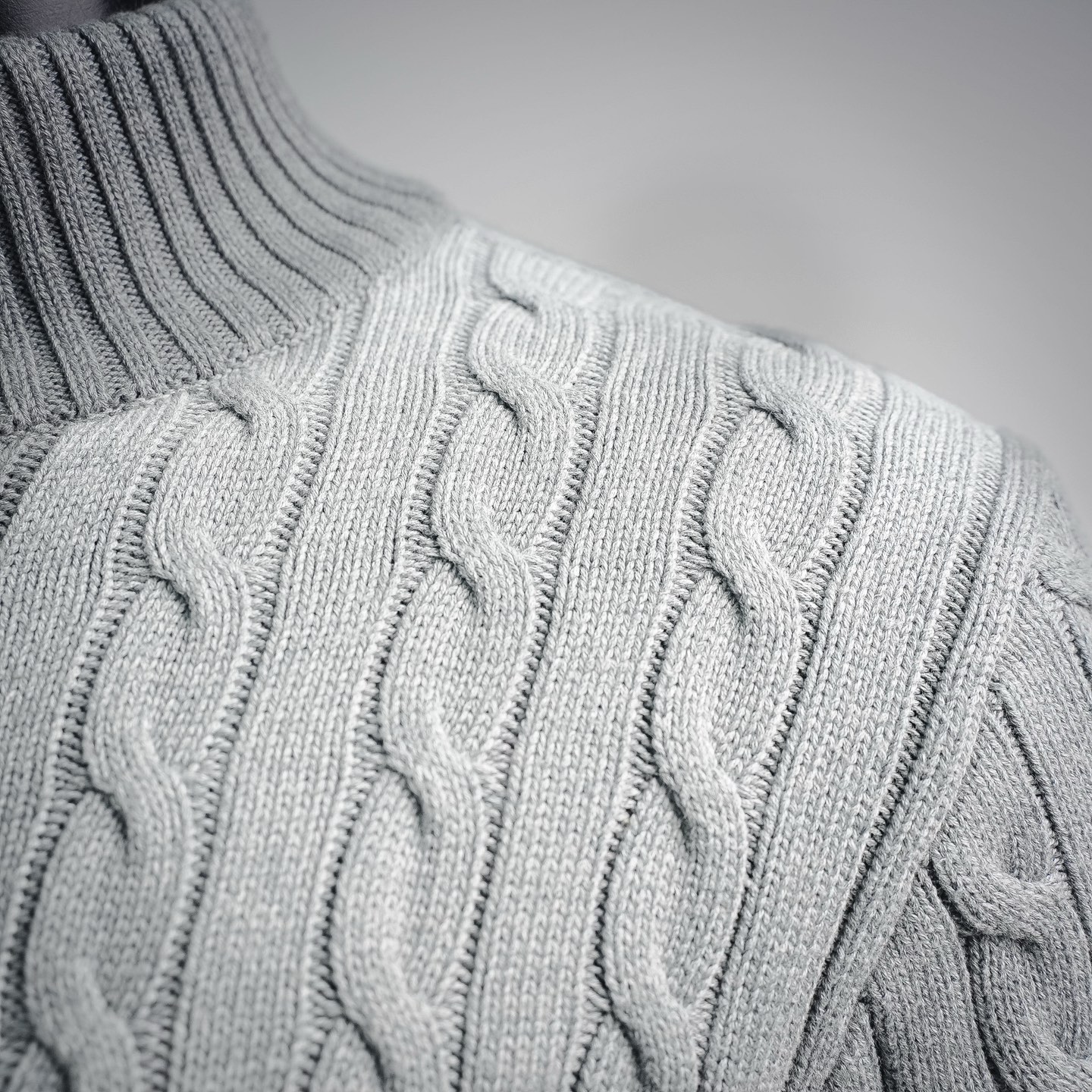 Ralph knit sweater zip-up coat