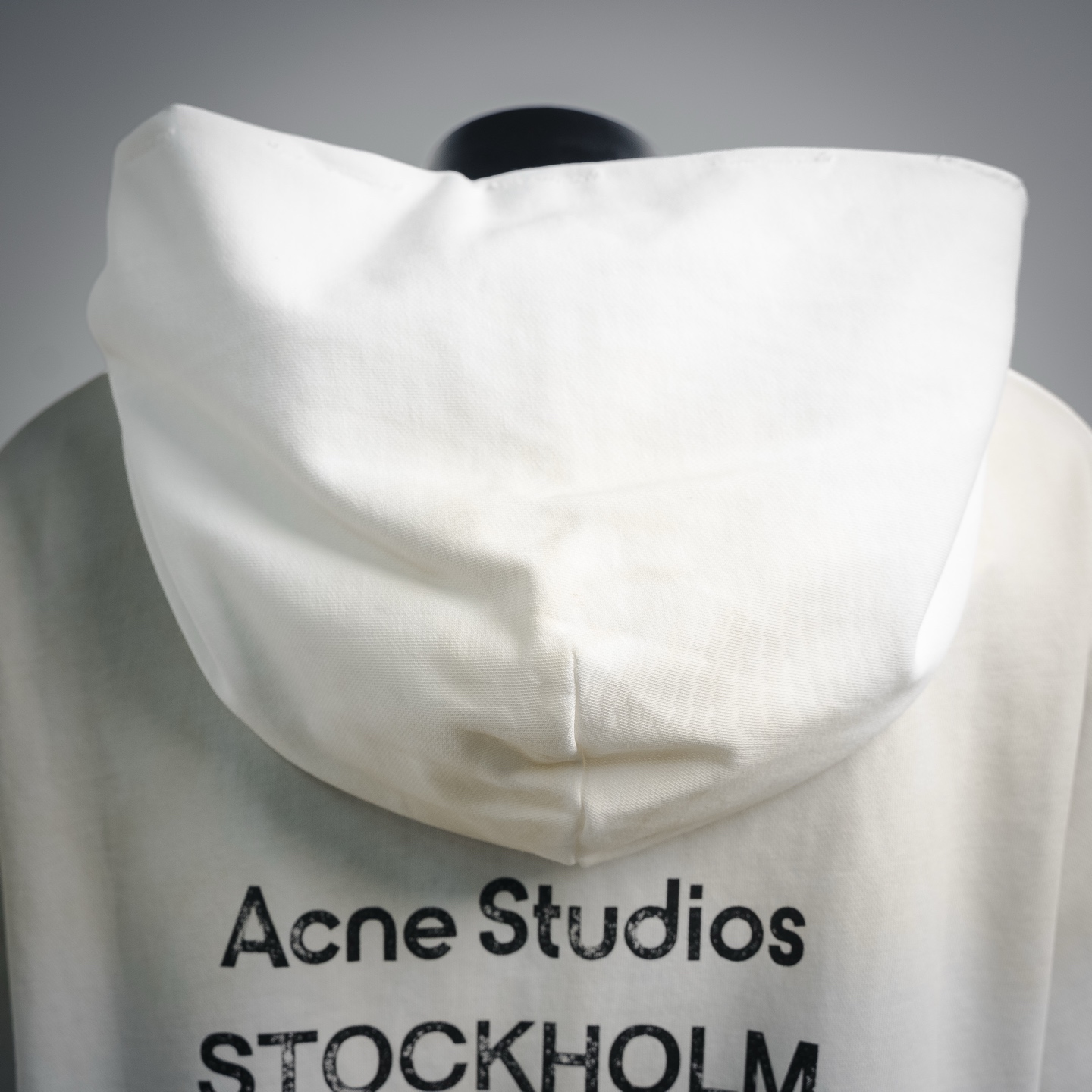 Acen washed letter hoodie