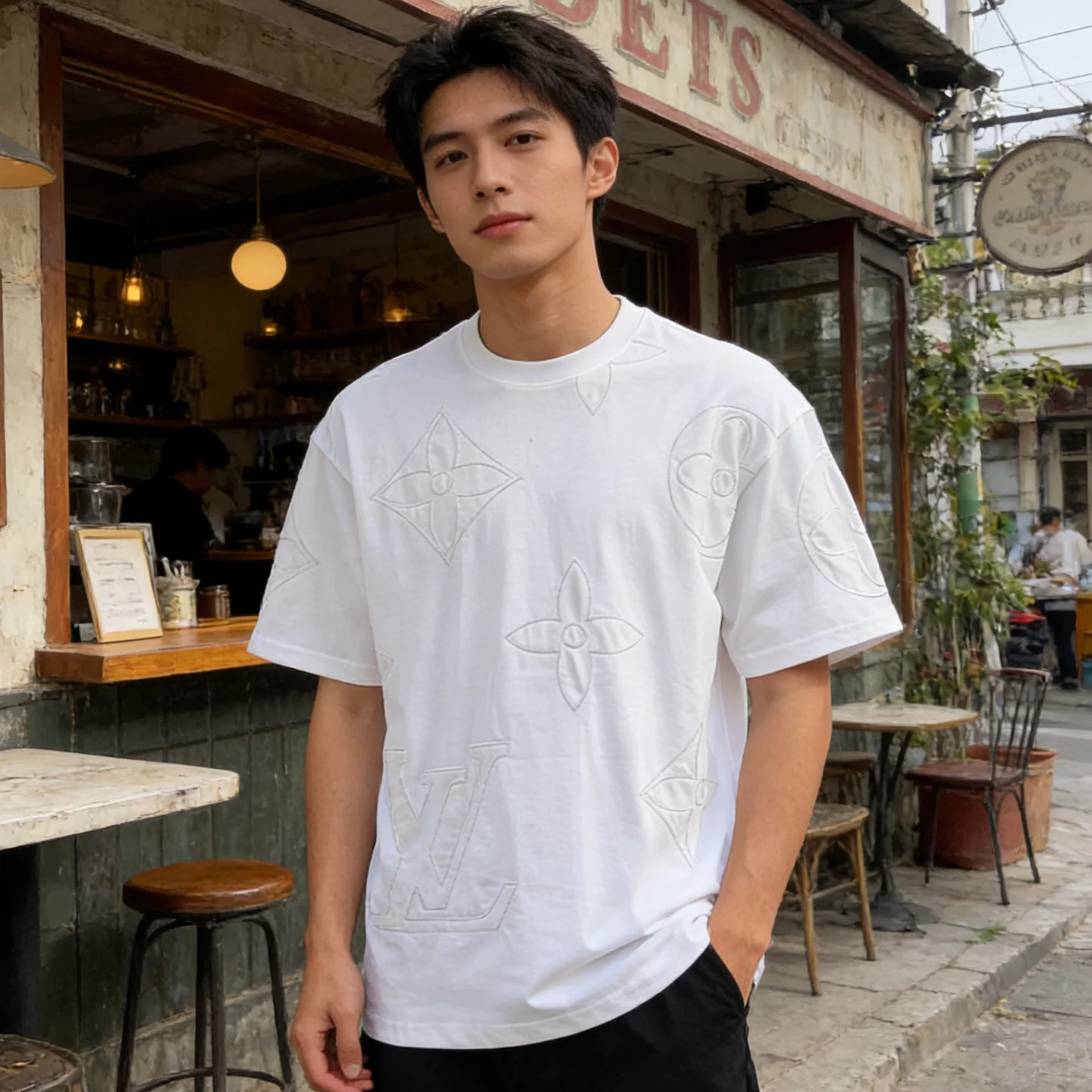 Louis embroidered t-shirt
