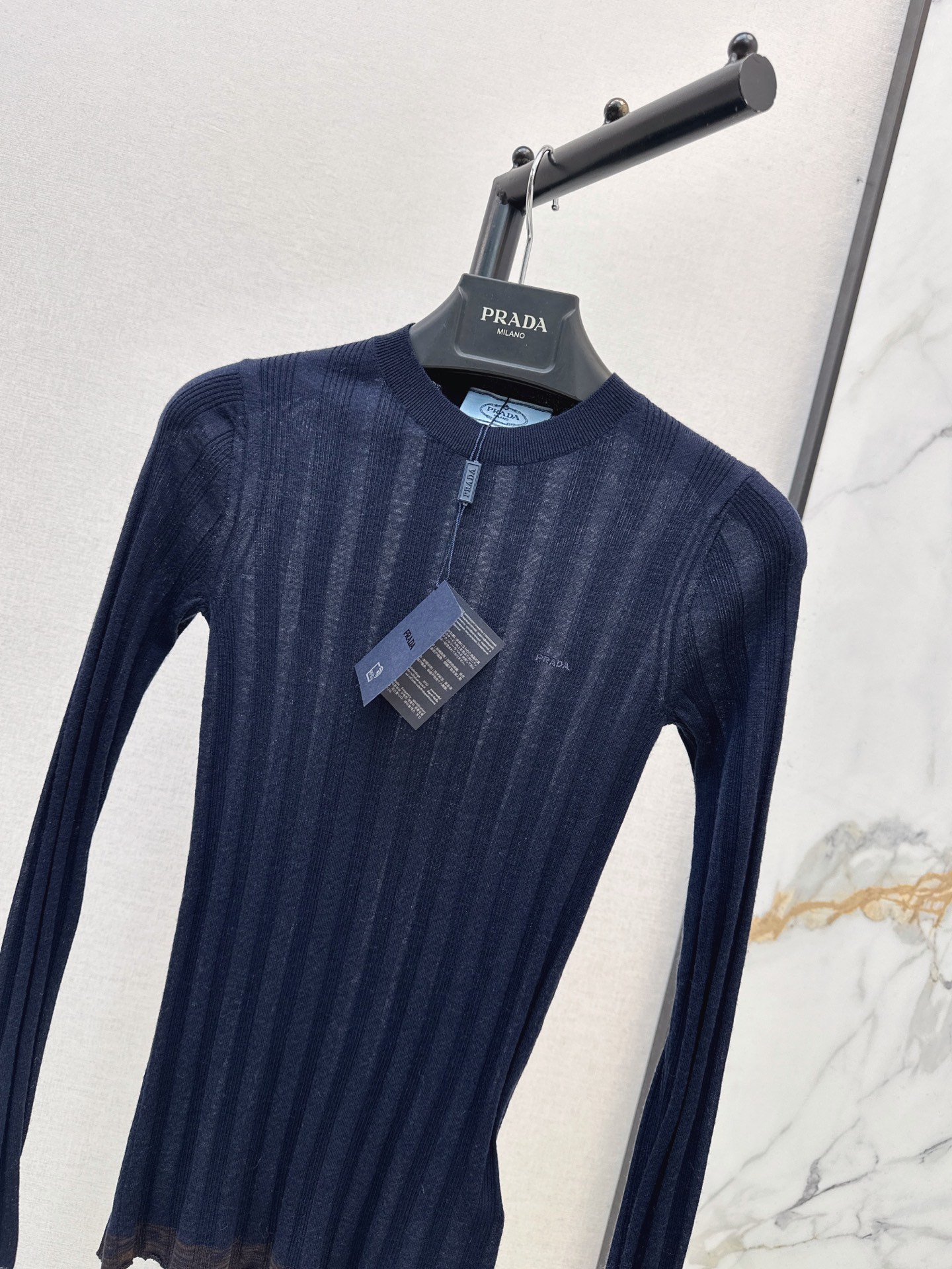 Pra 26fw knit basic tee