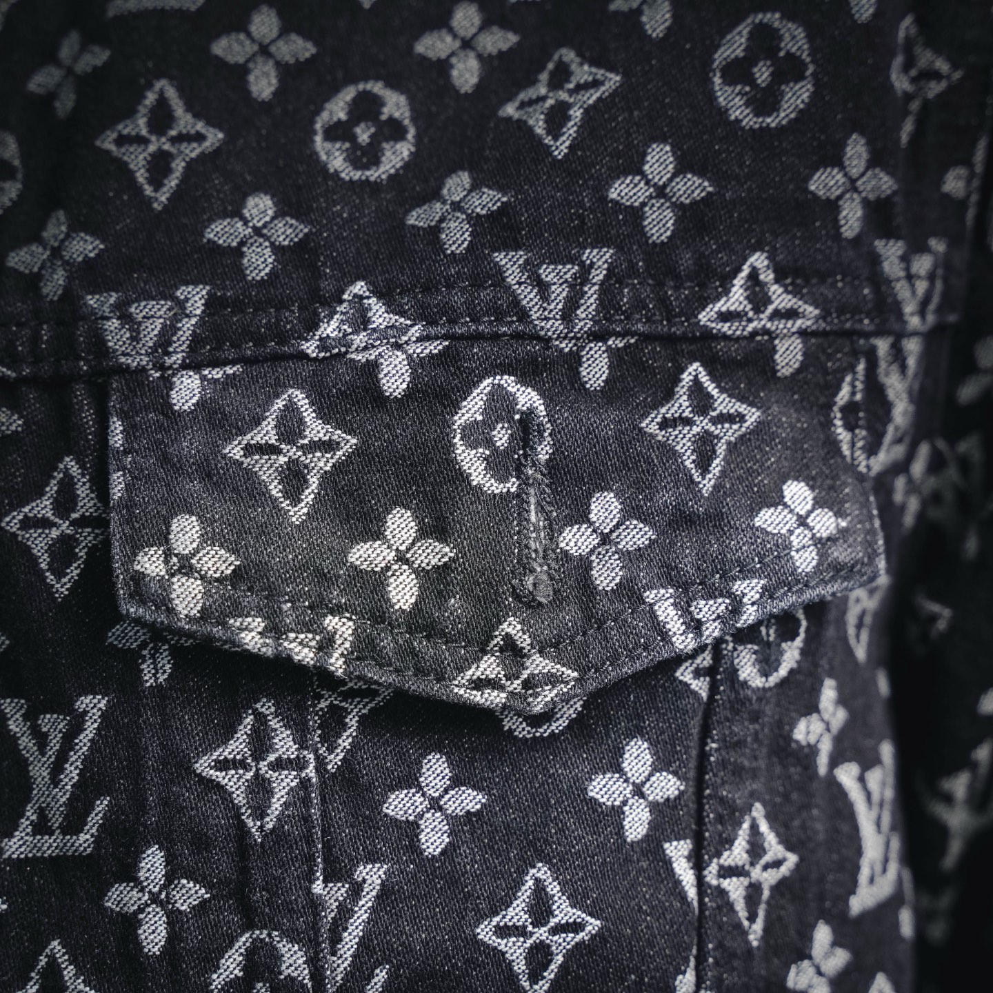 Loui print dinim jacket