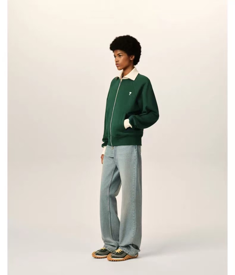 Ami contrast preppy jacket