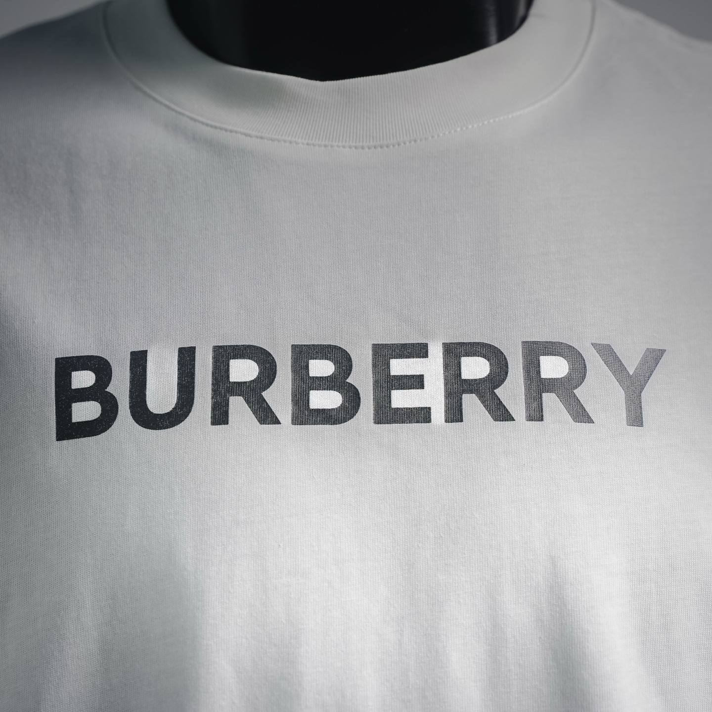 Bur letter printed t-shirt