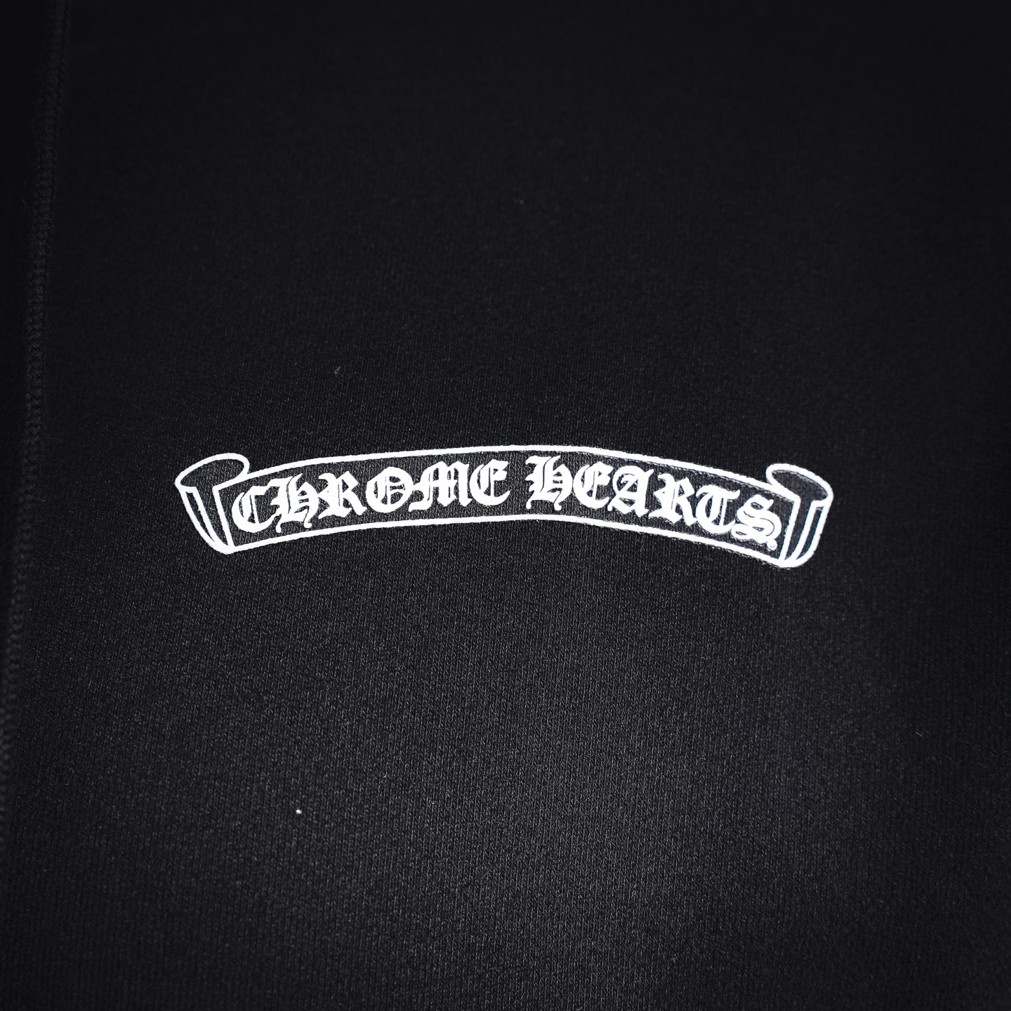 Chrome printed hooded jacket